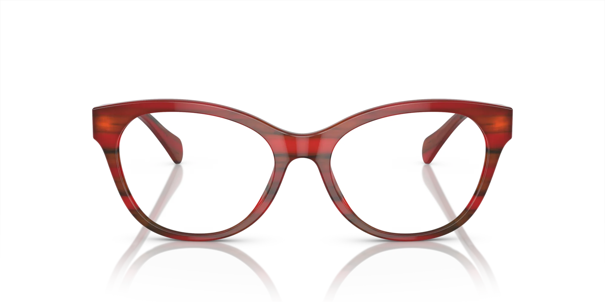 Ralph Lauren RA7141 5989 Montature da vista Acetato Rosso Cat Eye Normale - immagine 3