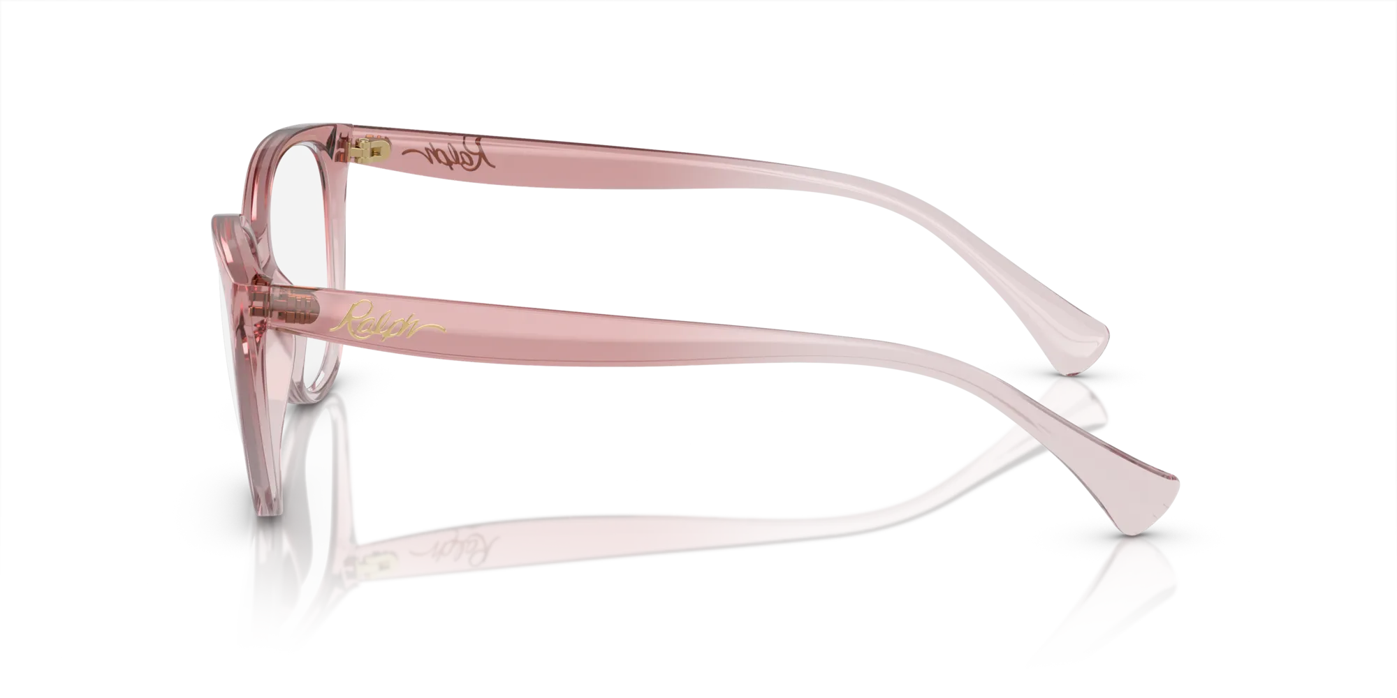 Ralph Lauren RA7135 6125 Montature da vista Iniettato Rosa Cat Eye Normale - immagine 4