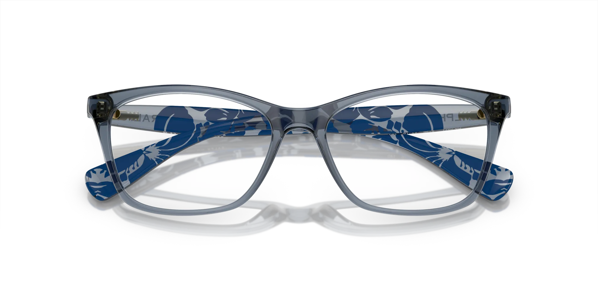 Ralph Lauren RA7071 6136 Montature da vista Iniettato Blu Cat Eye Normale - immagine 2