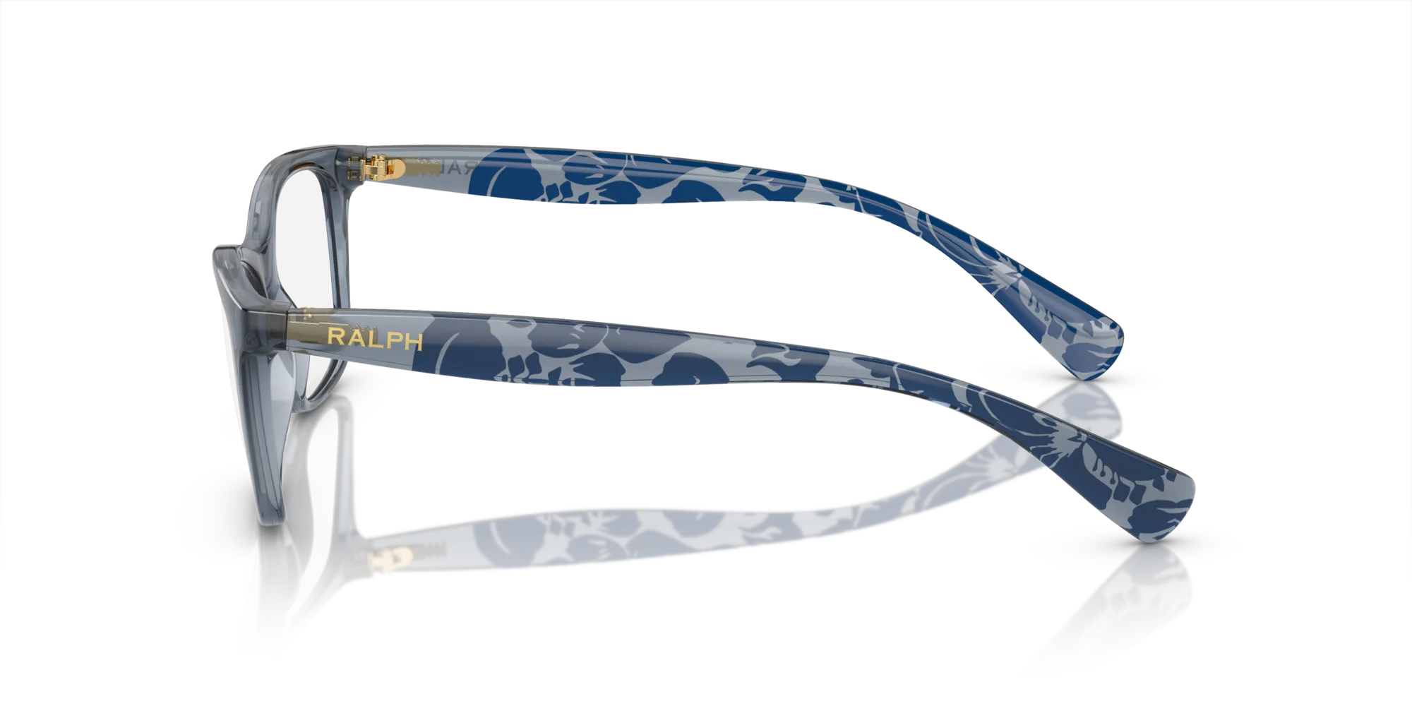 Ralph Lauren RA7071 6136 Montature da vista Iniettato Blu Cat Eye Normale - immagine 4