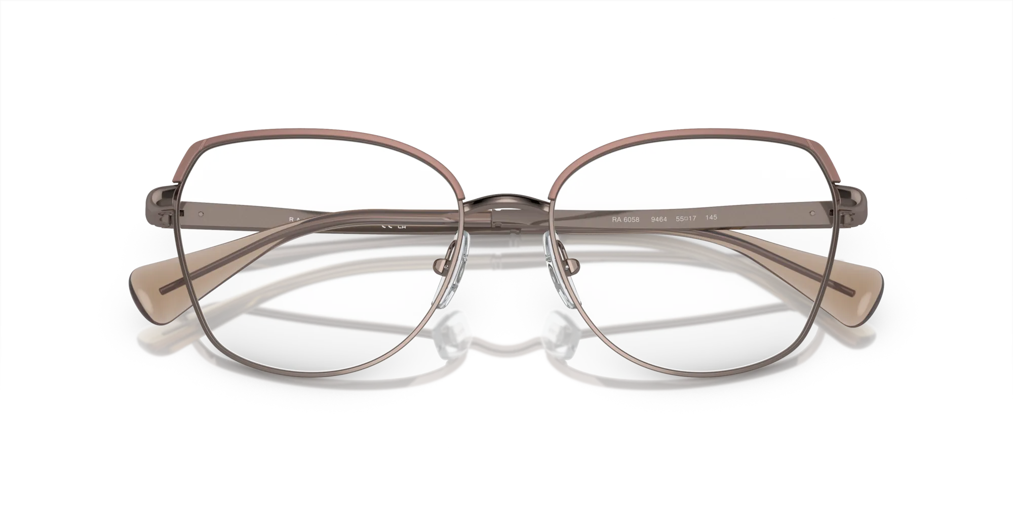 Ralph Lauren RA6058 9464 Montature da vista Metallo Oro Trasparente Geometrica Normale - immagine 2