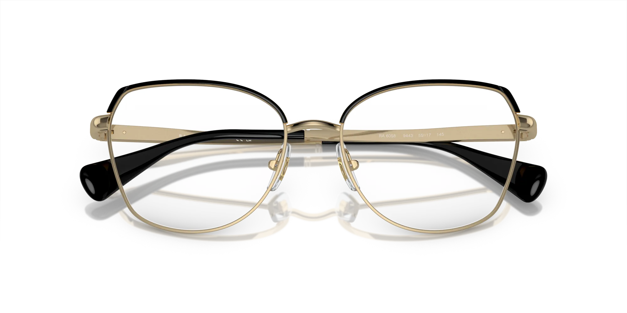 Ralph Lauren RA6058 9443 Montature da vista Metallo Oro Trasparente Geometrica Normale - immagine 2