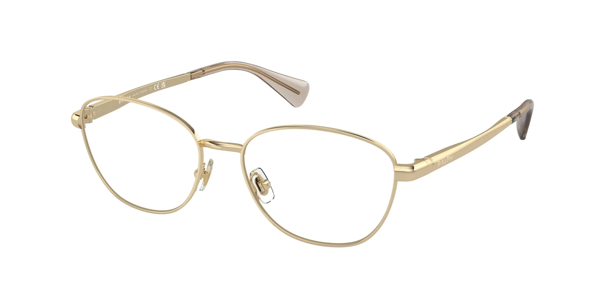 Ralph Lauren RA6057 9462 Montature da vista Metallo Oro Trasparente Rotonda Normale - immagine 1