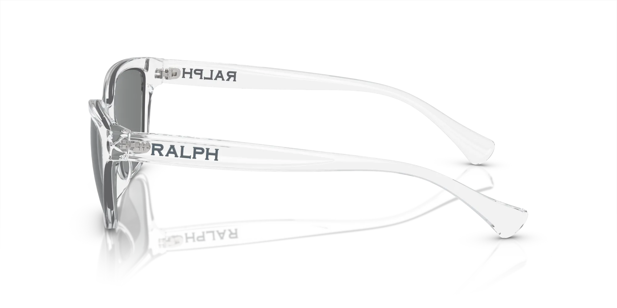 Ralph Lauren RA5307U 533187 Occhiali da sole Iniettato Trasparente Grigio Cat Eye Normale - immagine 4