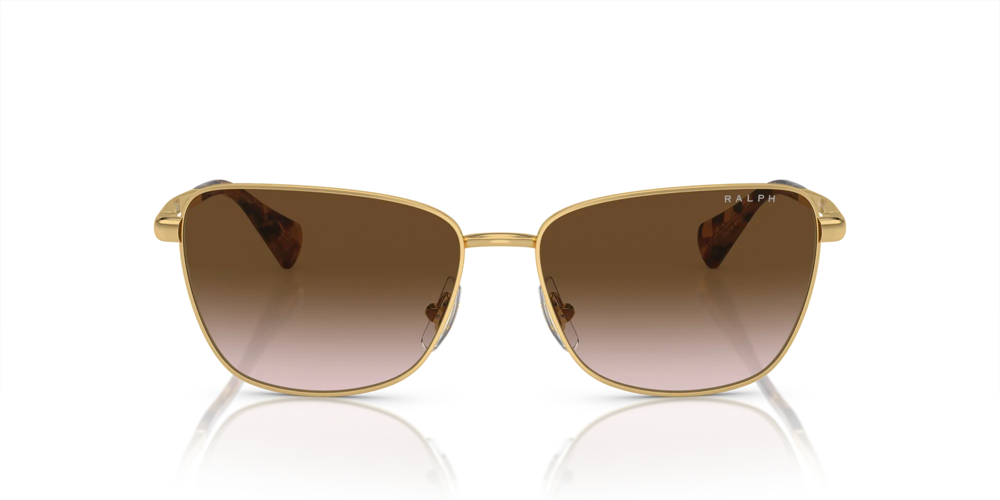Ralph Lauren RA4143 900413 Occhiali da sole Metallo Oro Marrone Farfalla Normale Sfumato - immagine 3