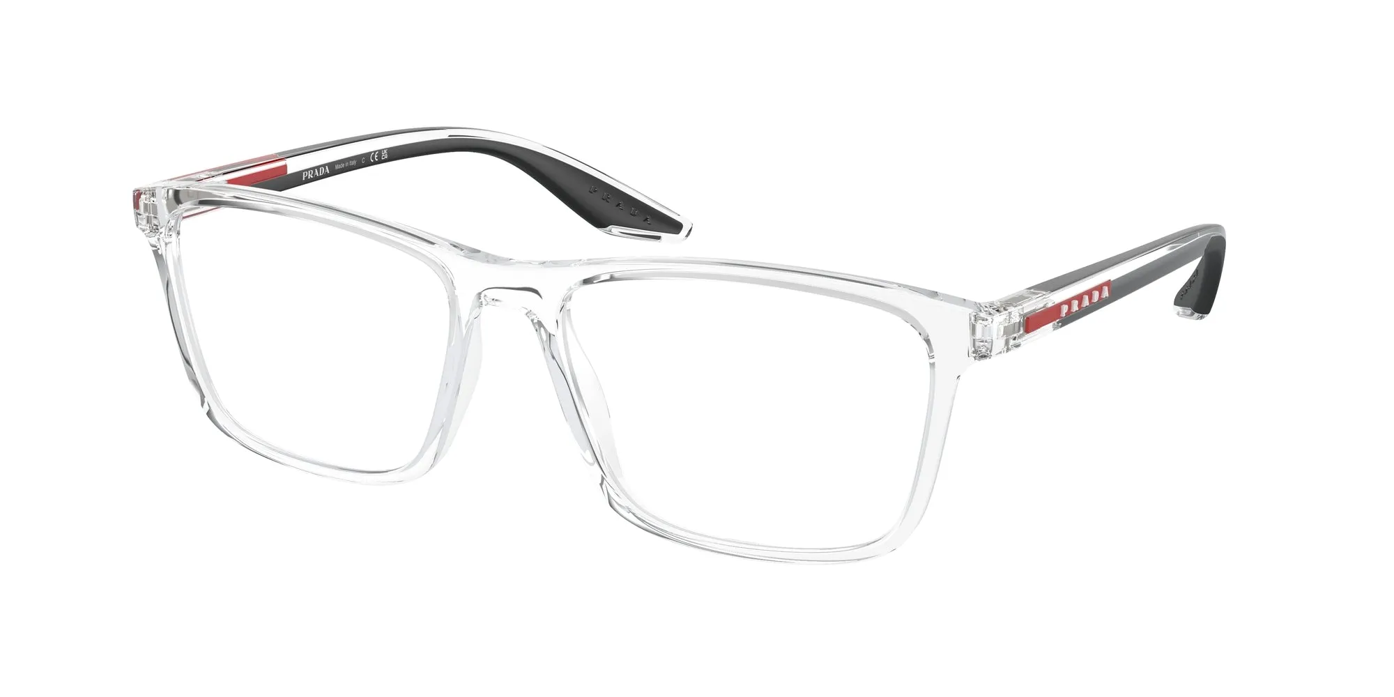Prada Linea Rossa PS 01QV 2AZ1O1 Montature da vista Nylon Trasparente Pillow Normale - immagine 1