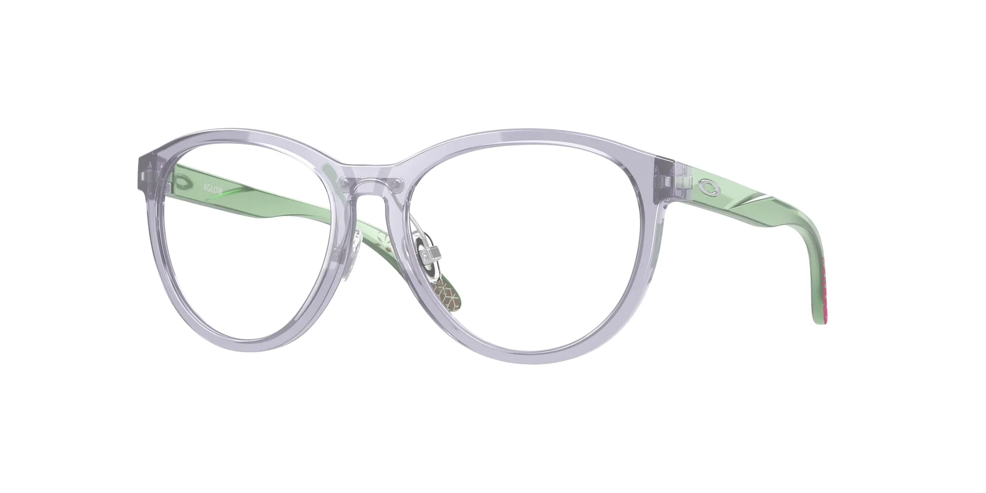 Oakley OY8027D AGLOW 802704 Montature da vista O_Matter Viola Rotonda Normale - immagine 1