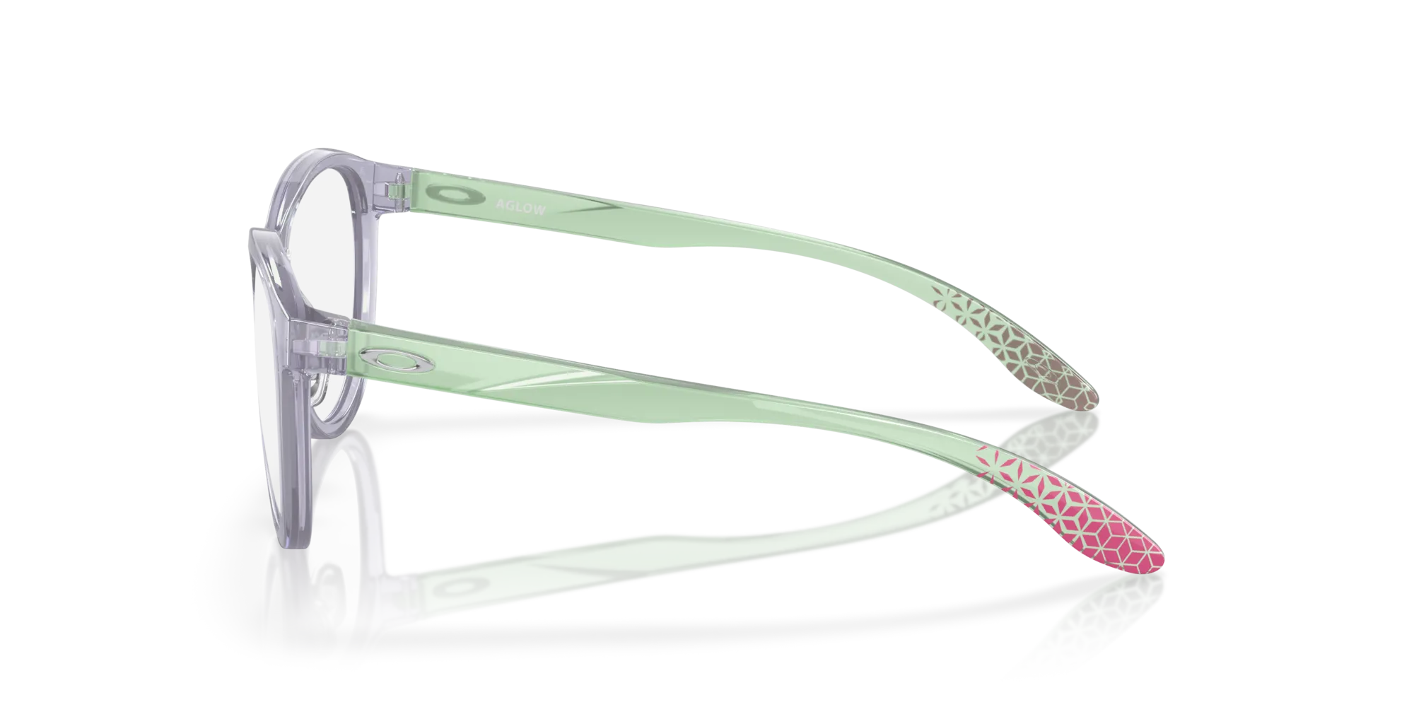 Oakley OY8027D AGLOW 802704 Montature da vista O_Matter Viola Rotonda Normale - immagine 4