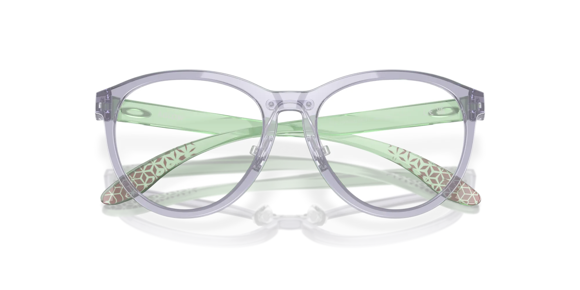 Oakley OY8027D AGLOW 802704 Montature da vista O_Matter Viola Rotonda Normale - immagine 2