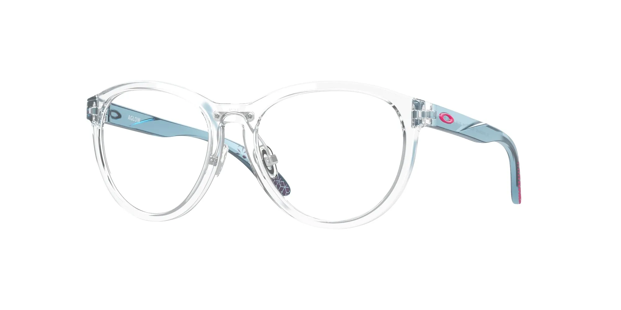 Oakley OY8027D AGLOW 802703 Montature da vista O_Matter Trasparente Rotonda Normale - immagine 1