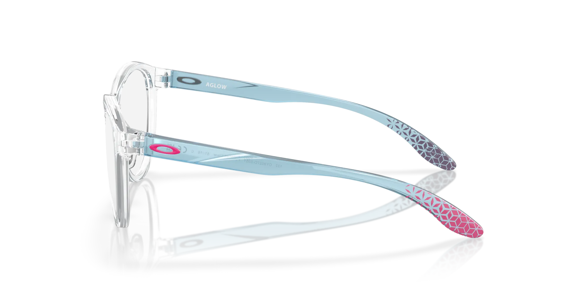 Oakley OY8027D AGLOW 802703 Montature da vista O_Matter Trasparente Rotonda Normale - immagine 4