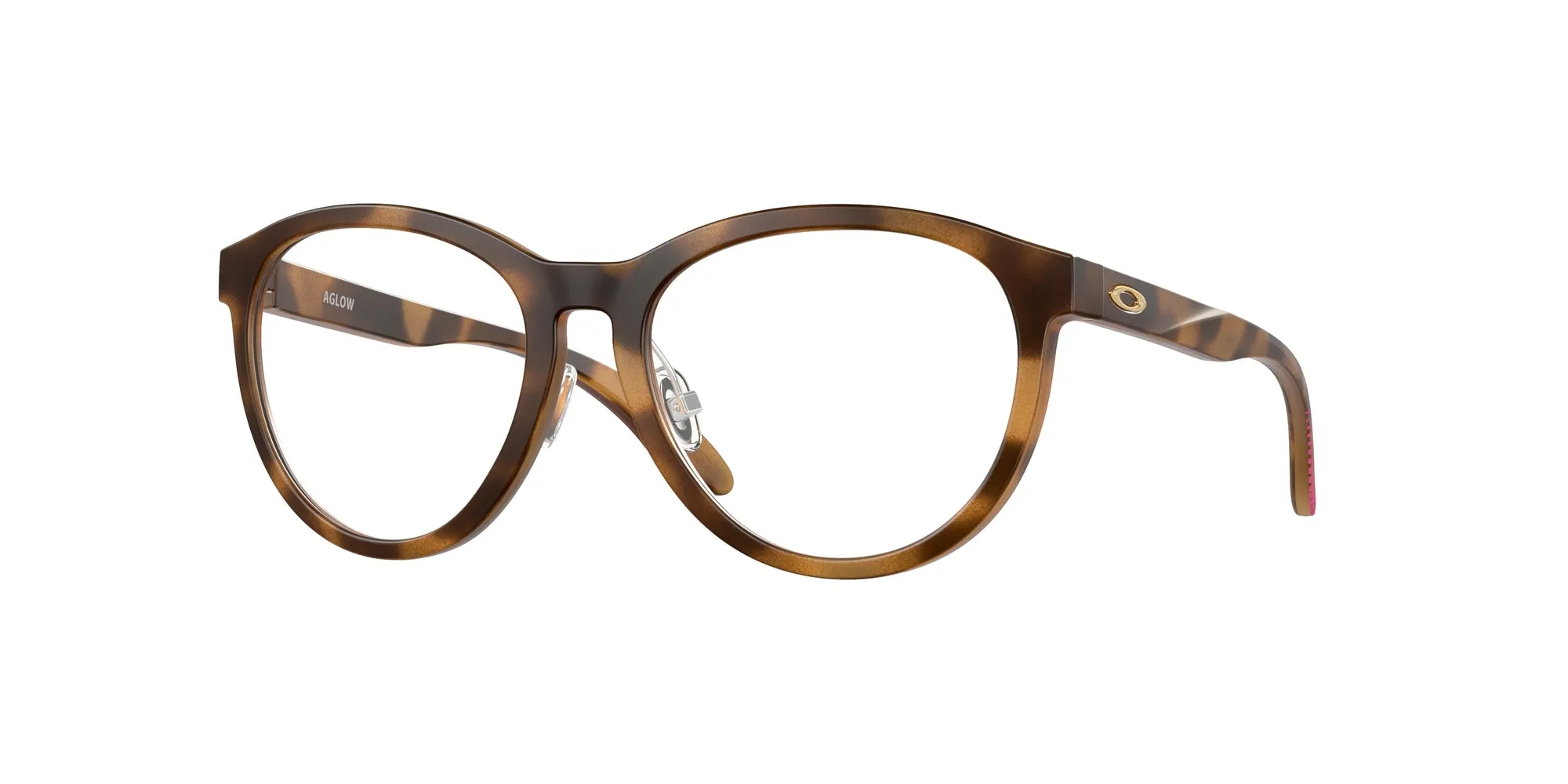Oakley OY8027D AGLOW 802702 Montature da vista O_Matter Marrone Rotonda Normale - immagine 1