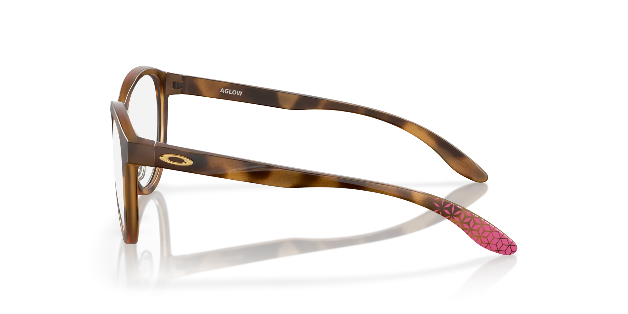 Oakley OY8027D AGLOW 802702 Montature da vista O_Matter Marrone Rotonda Normale - immagine 4