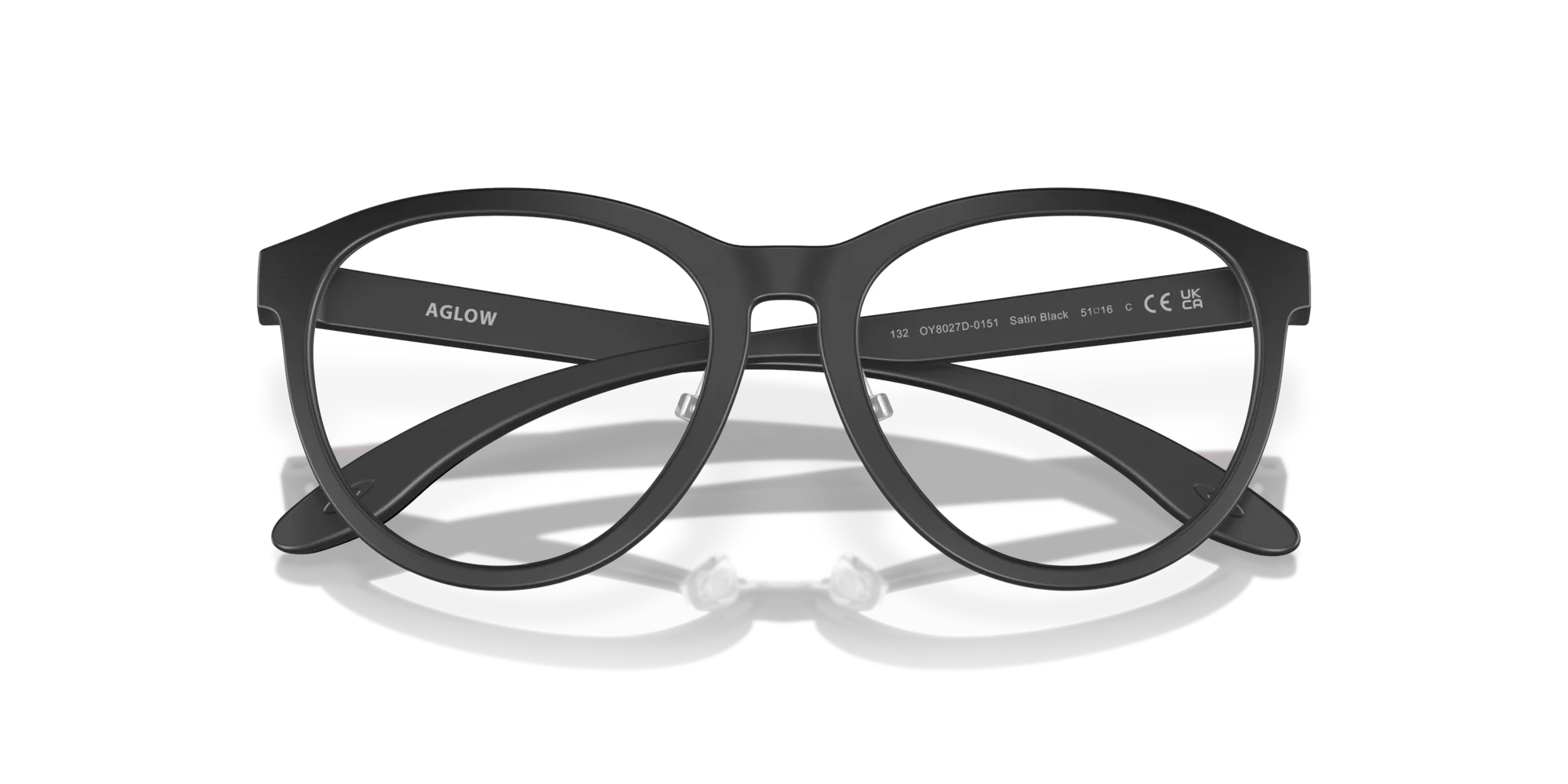 Oakley OY8027D AGLOW 802701 Montature da vista O_Matter Nero Rotonda Normale - immagine 2