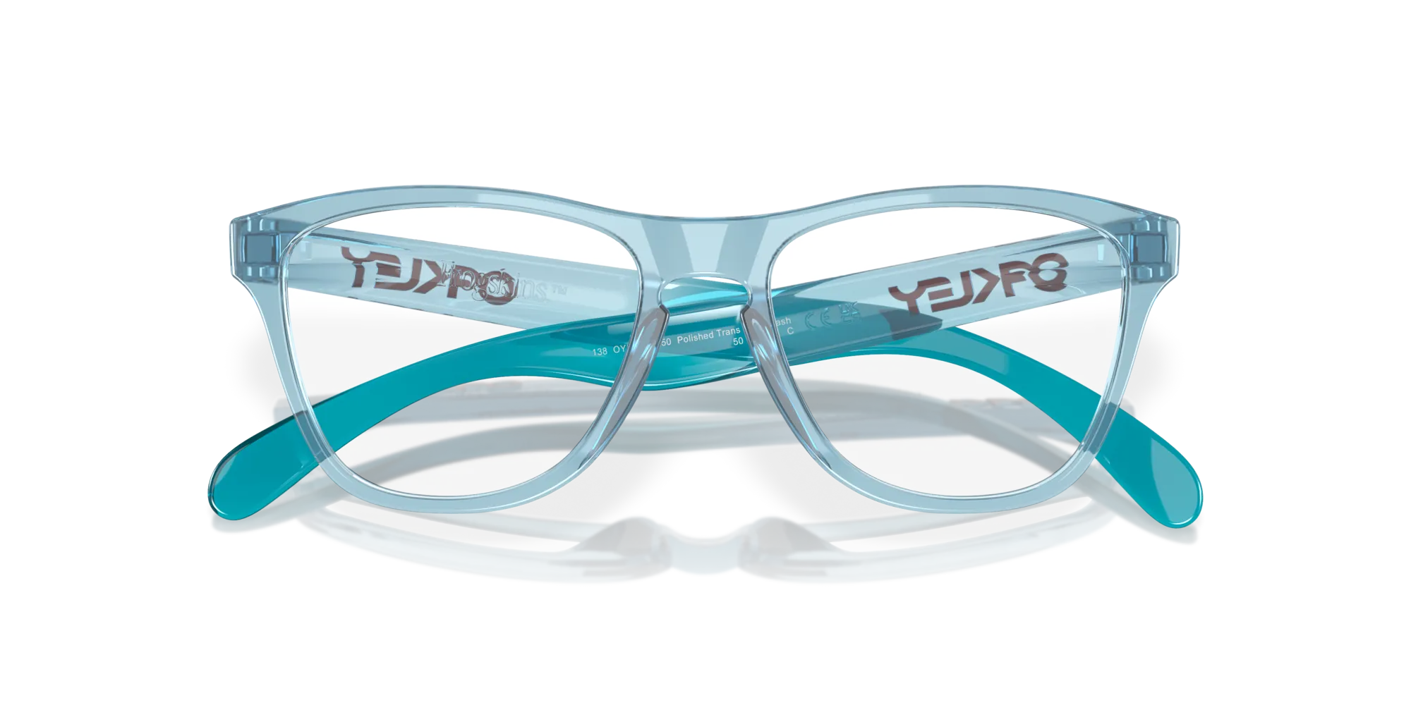 Oakley OY8009 FROGSKINS XS RX 800910 Montature da vista O_Matter Blu Rotonda Normale - immagine 2