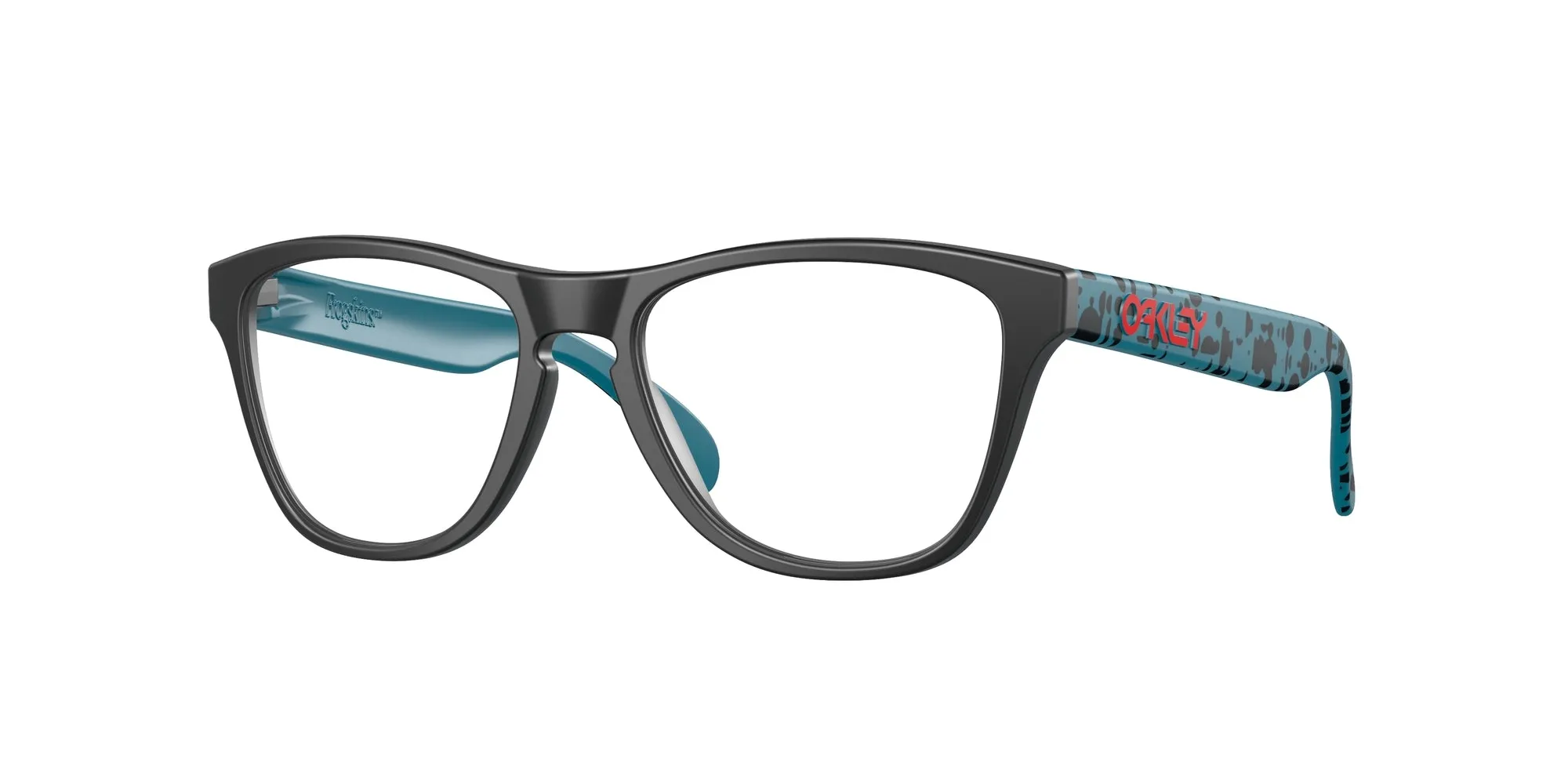Oakley OY8009 FROGSKINS XS RX 800909 Montature da vista O_Matter Nero Rotonda Normale - immagine 1