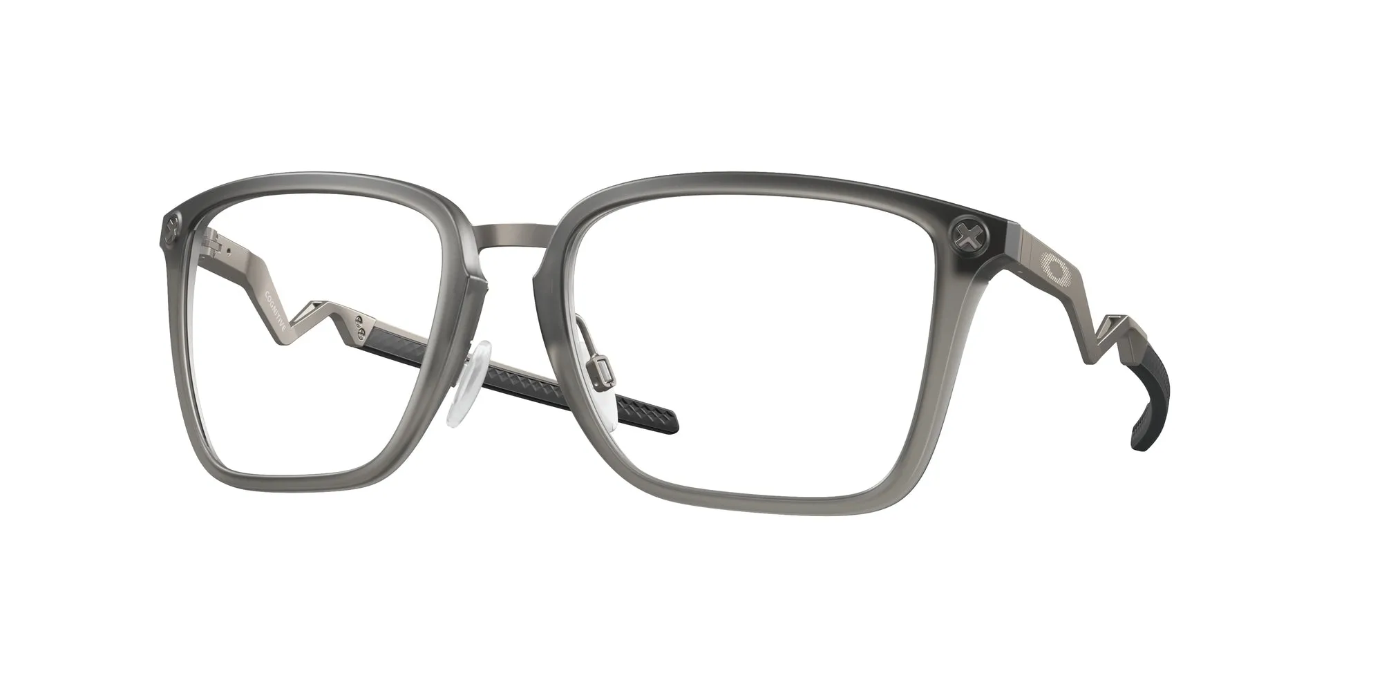 Oakley OX8162 COGNITIVE 816202 Montature da vista Titanio Grigio Squadrata Normale - immagine 1