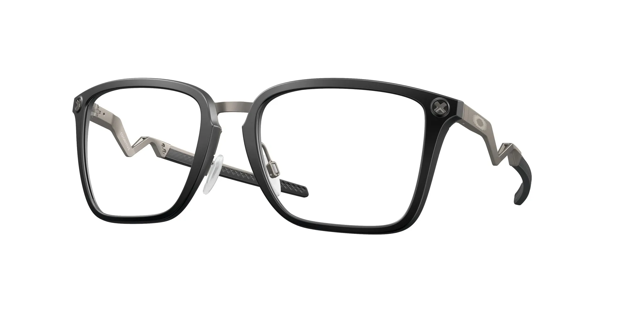 Oakley OX8162 COGNITIVE 816201 Montature da vista Titanio Nero Squadrata Normale - immagine 1
