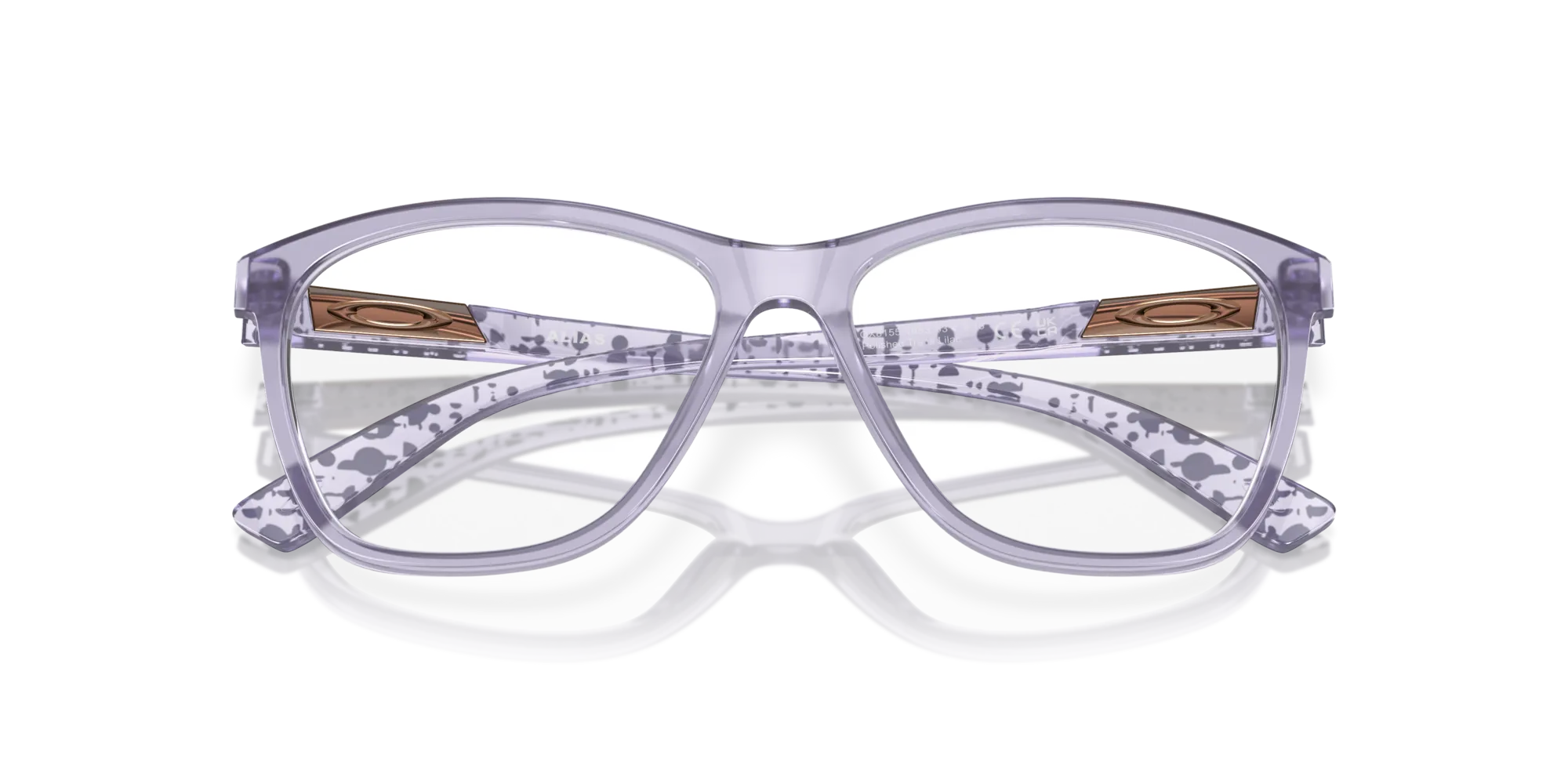 Oakley OX8155 ALIAS 815510 Montature da vista O_Matter Viola Trasparente Rotonda Normale - immagine 2
