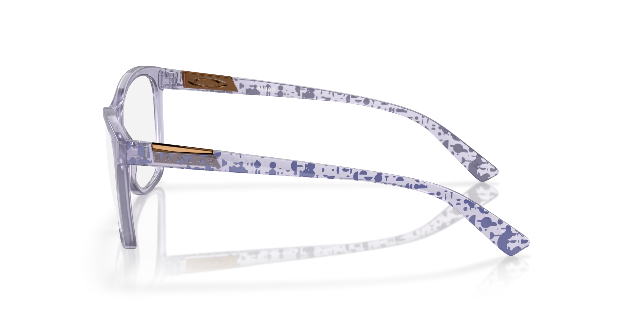 Oakley OX8155 ALIAS 815510 Montature da vista O_Matter Viola Trasparente Rotonda Normale - immagine 4