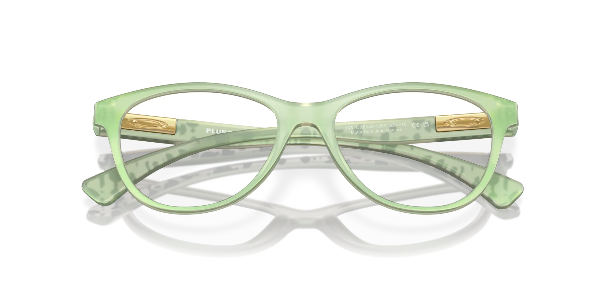 Oakley OX8146 PLUNGELINE 814610 Montature da vista O_Matter Verde Trasparente Rotonda Normale - immagine 2