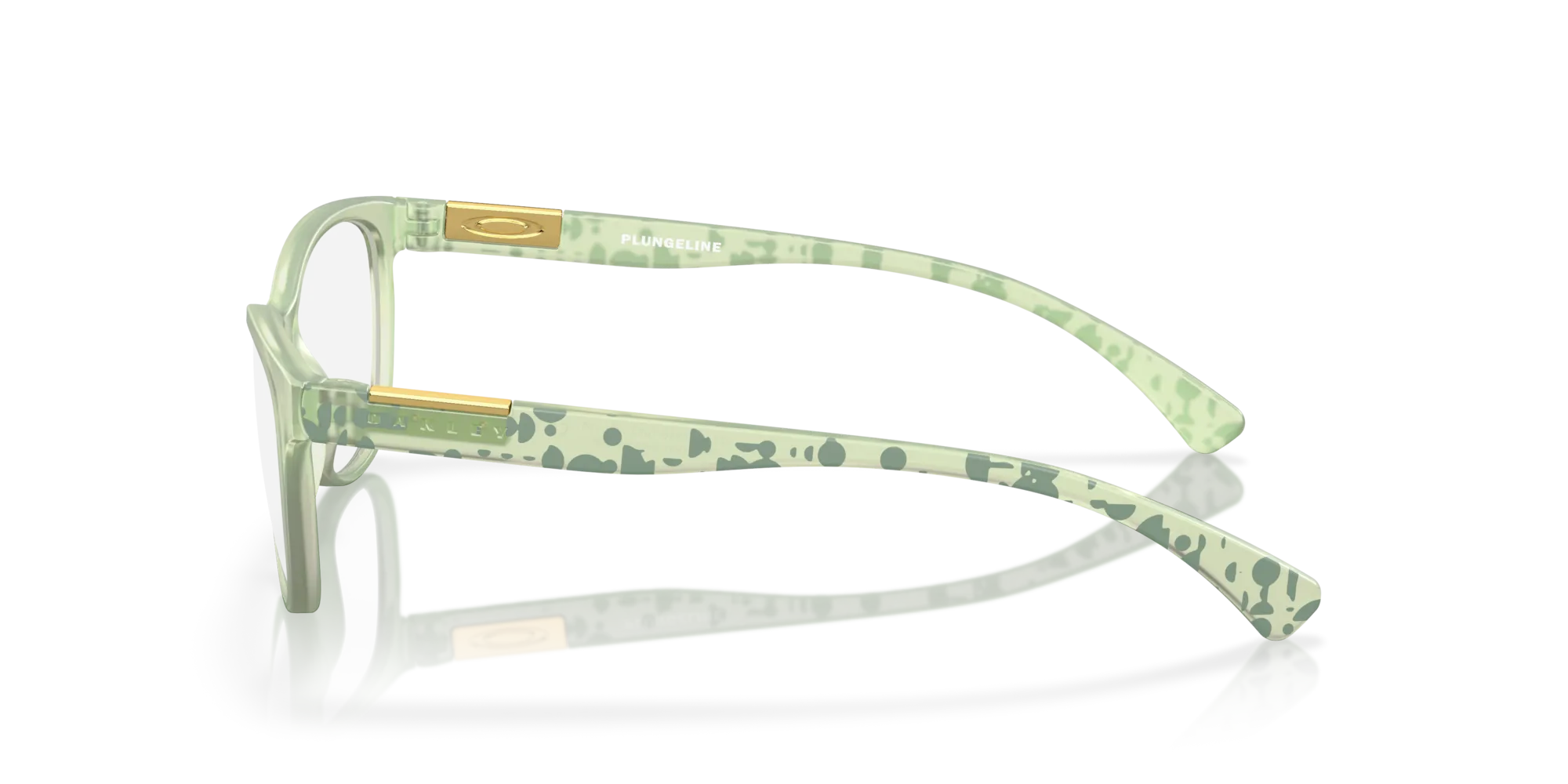 Oakley OX8146 PLUNGELINE 814610 Montature da vista O_Matter Verde Trasparente Rotonda Normale - immagine 4