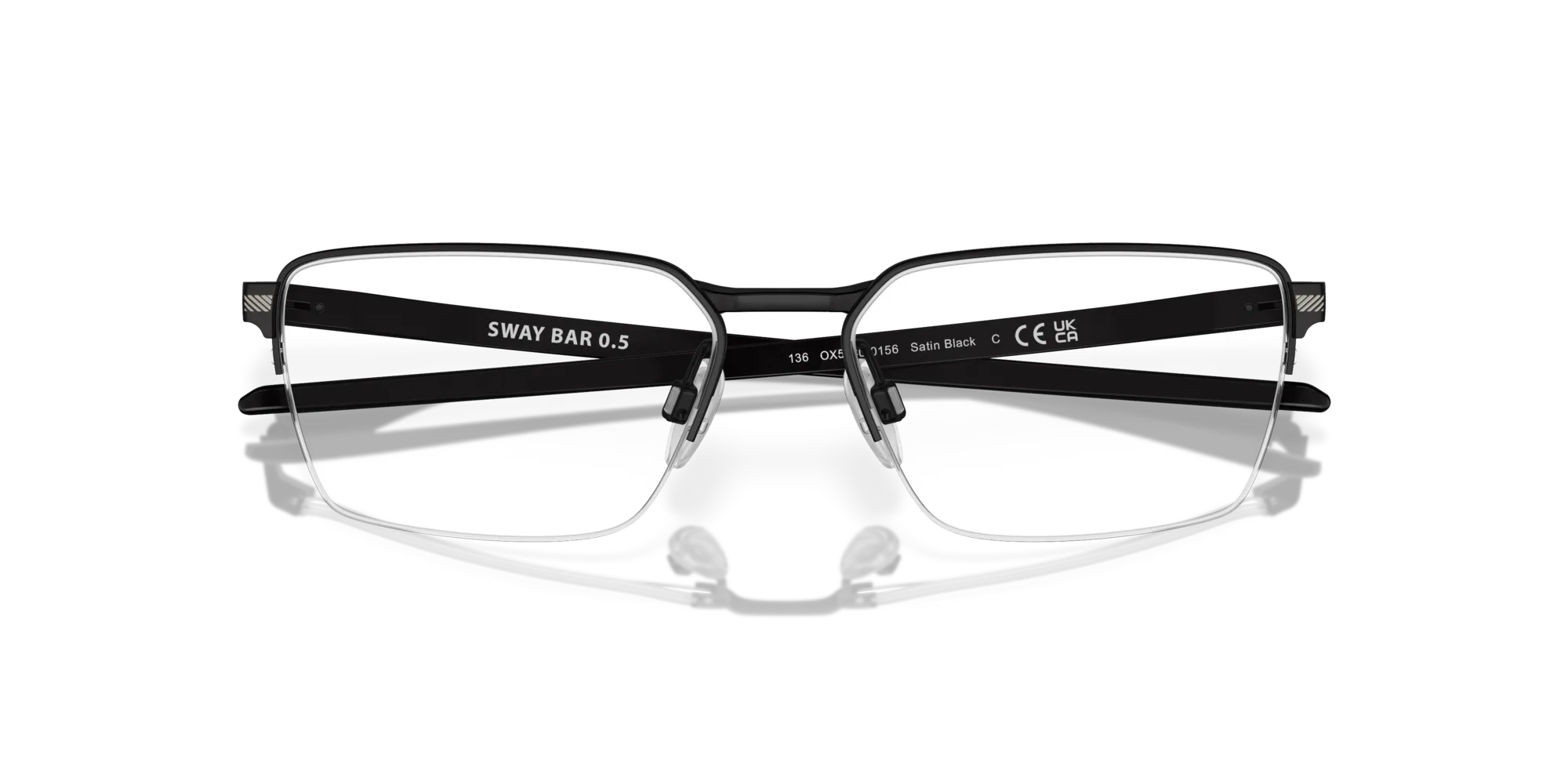 Oakley OX5080 SWAY BAR 0.5 508001 Montature da vista Titanio Nero Squadrata Normale - immagine 2