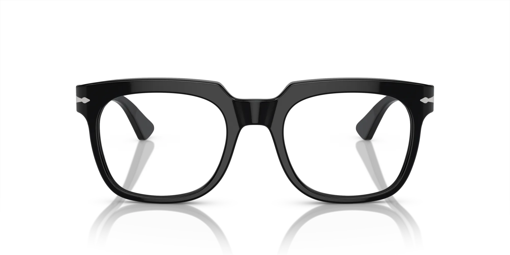 Persol PO3325V 95 Montature da vista Acetato Nero Trasparente Pillow Normale - immagine 3