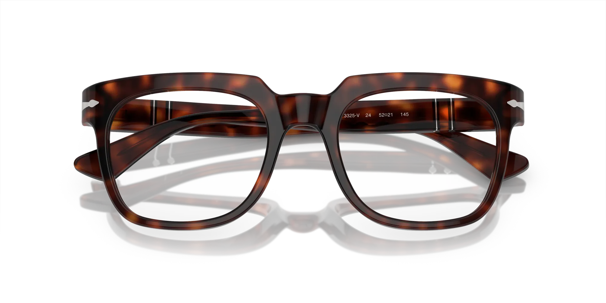 Persol PO3325V 24 Montature da vista Acetato Tartaruga Trasparente Pillow Normale - immagine 2