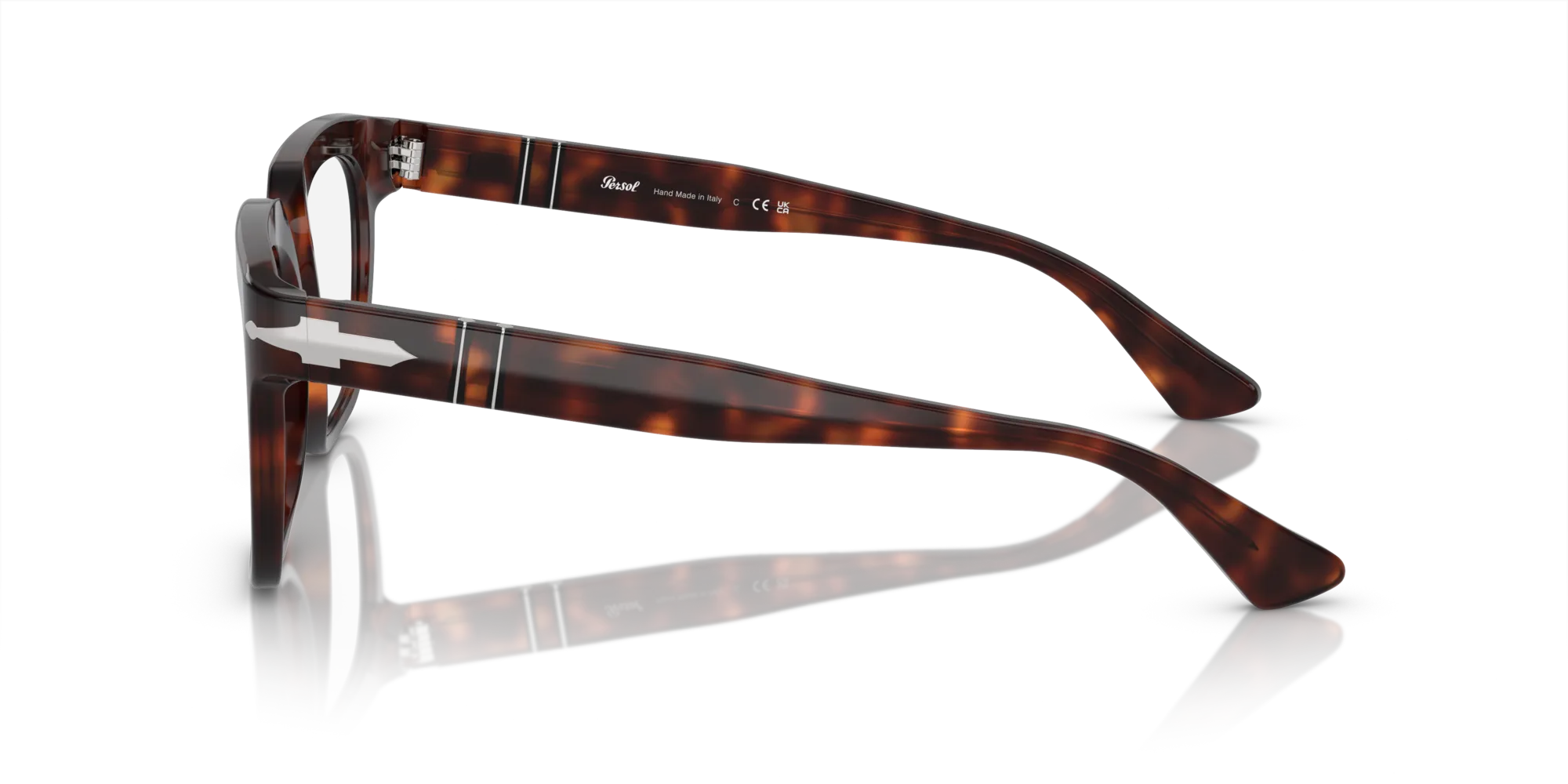 Persol PO3325V 24 Montature da vista Acetato Tartaruga Trasparente Pillow Normale - immagine 4