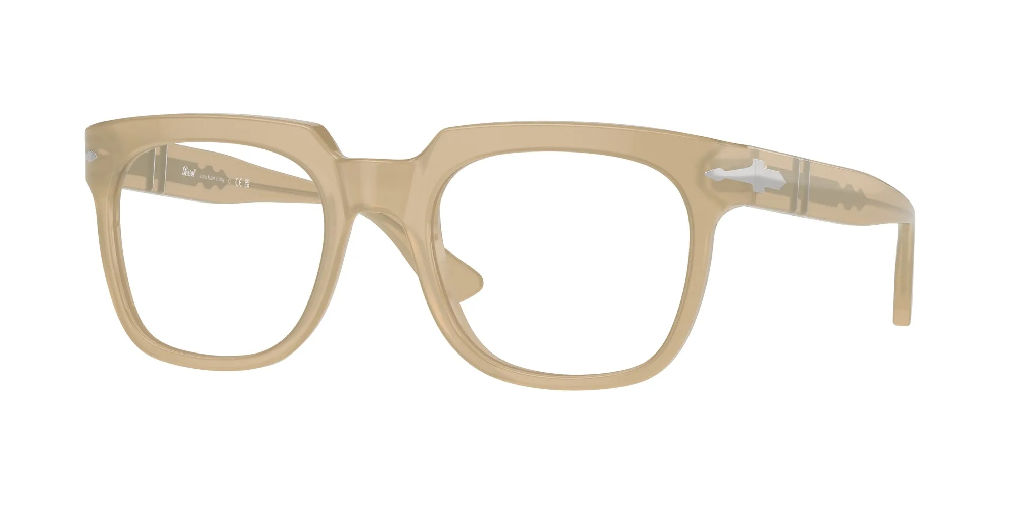 Persol PO3325V 1169 Montature da vista Acetato Marrone Trasparente Pillow Normale - immagine 1