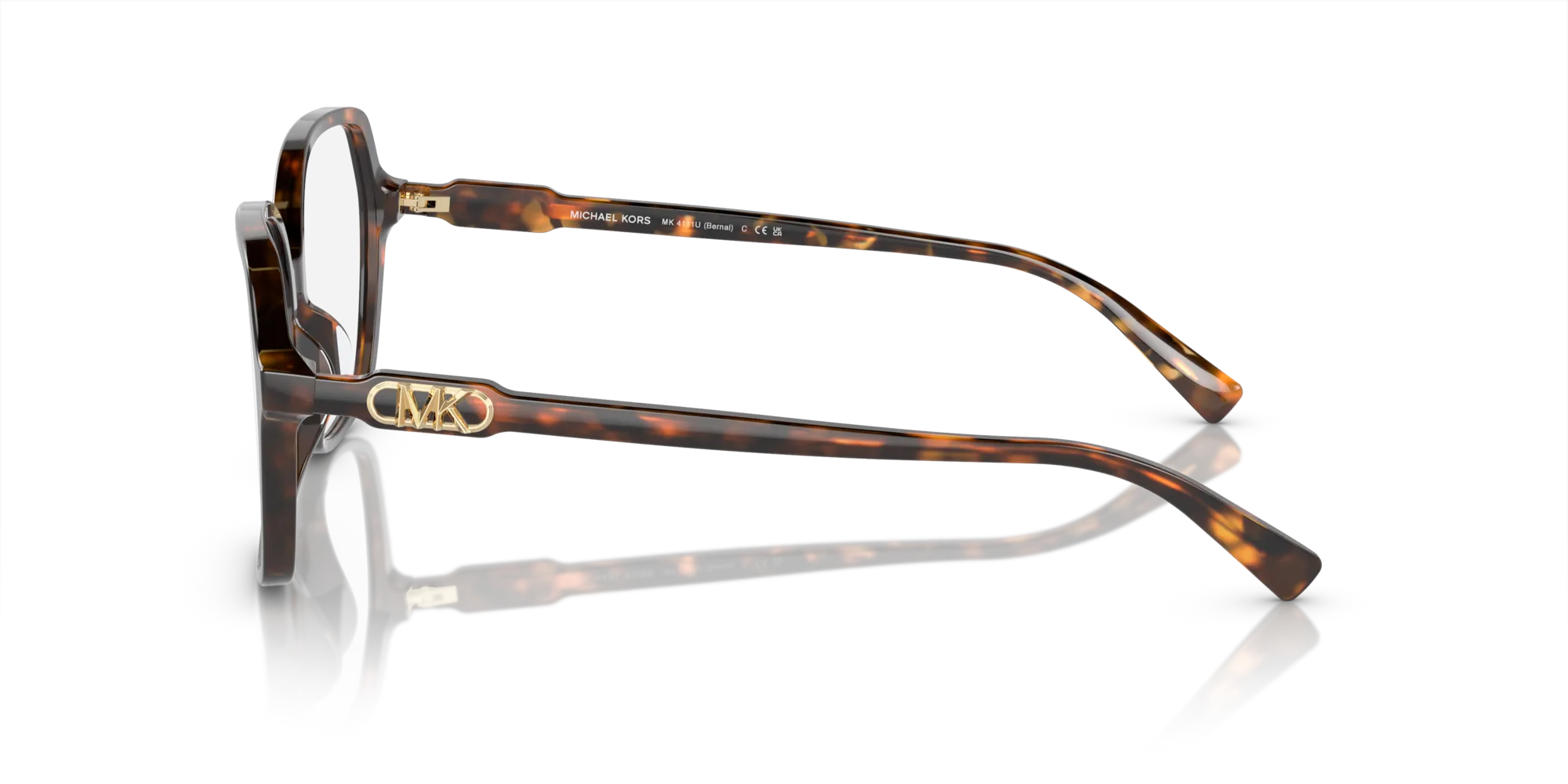 Michael Kors MK4111U BERNAL 3006 Montature da vista Acetato Tartaruga Trasparente Squadrata Normale - immagine 4
