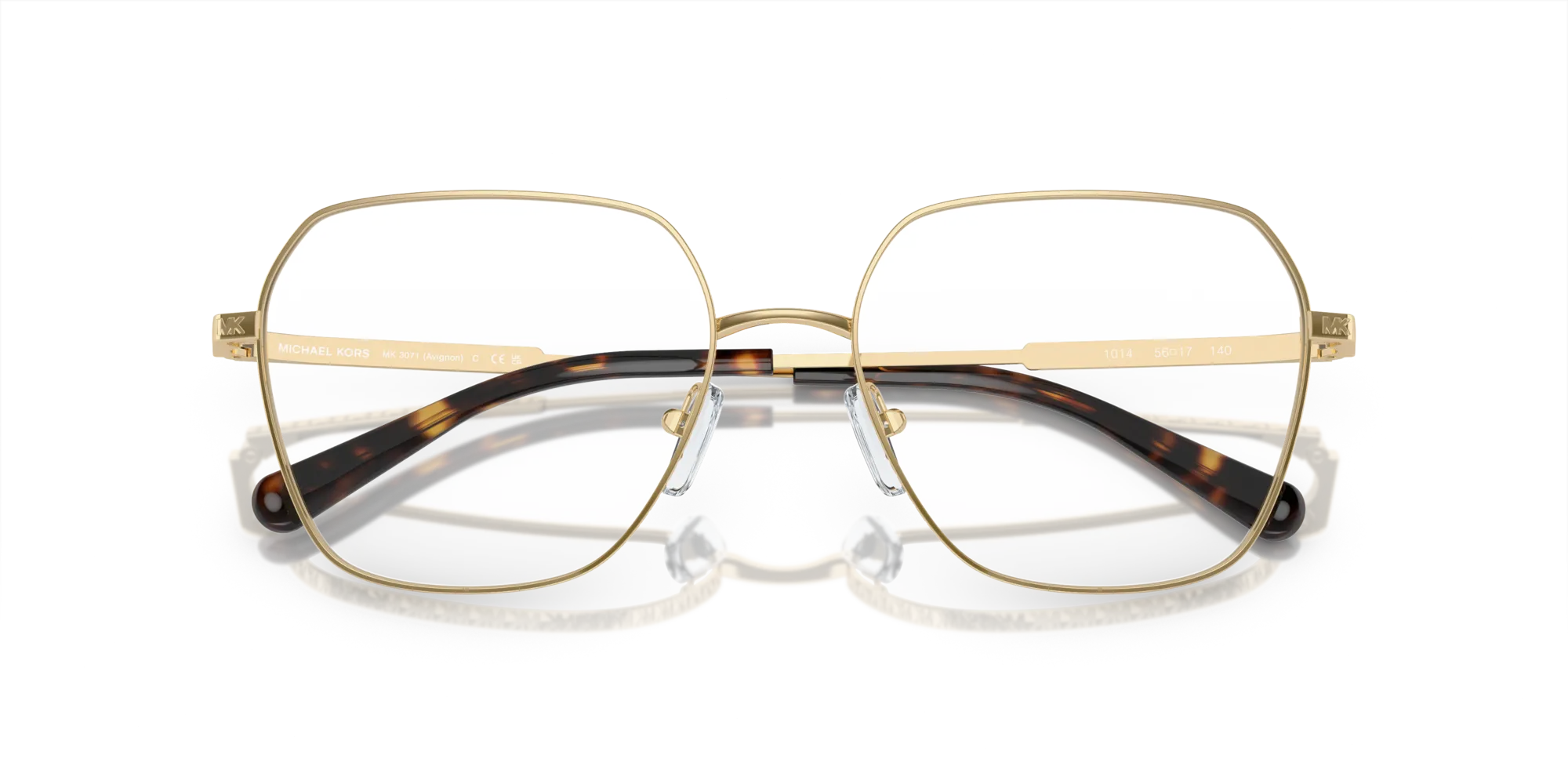Michael Kors MK3071 AVIGNON 1014 Montature da vista Metallo Oro Squadrata Normale - immagine 2