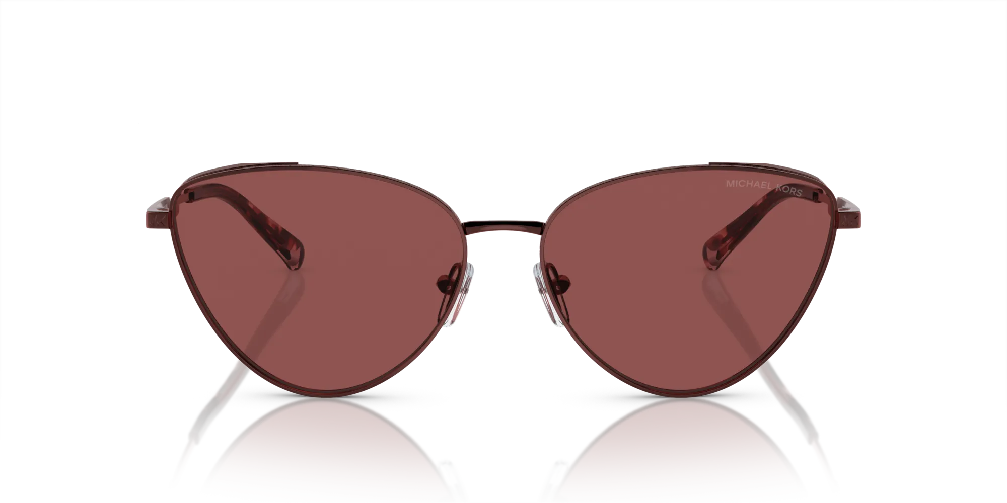 Michael Kors MK1140 CORTEZ 189675 Occhiali da sole Metallo Marrone Viola Cat Eye Normale - immagine 3