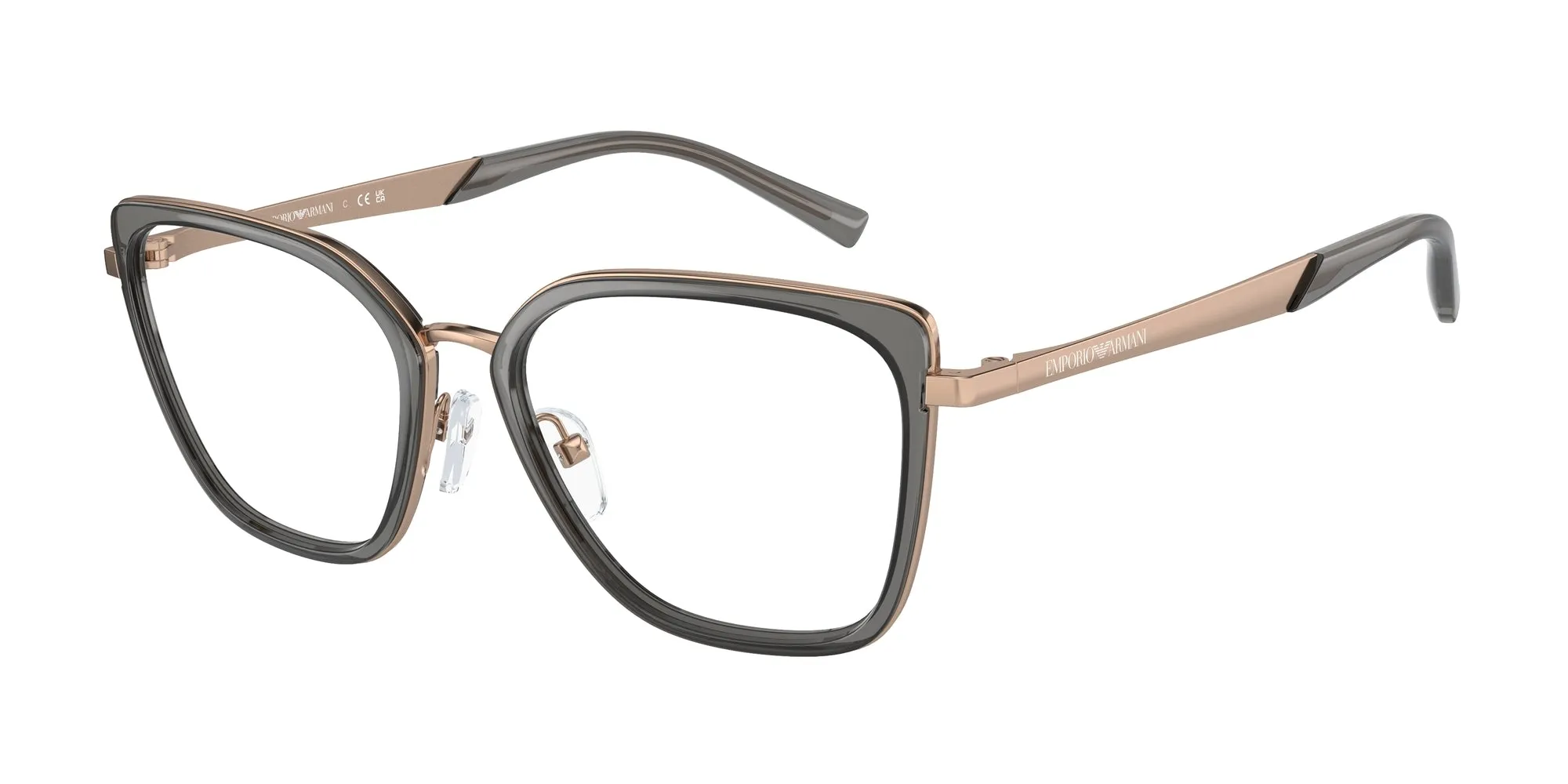 Emporio Armani EA1152 3361 Montature da vista Metallo Oro Cat Eye Normale - immagine 1