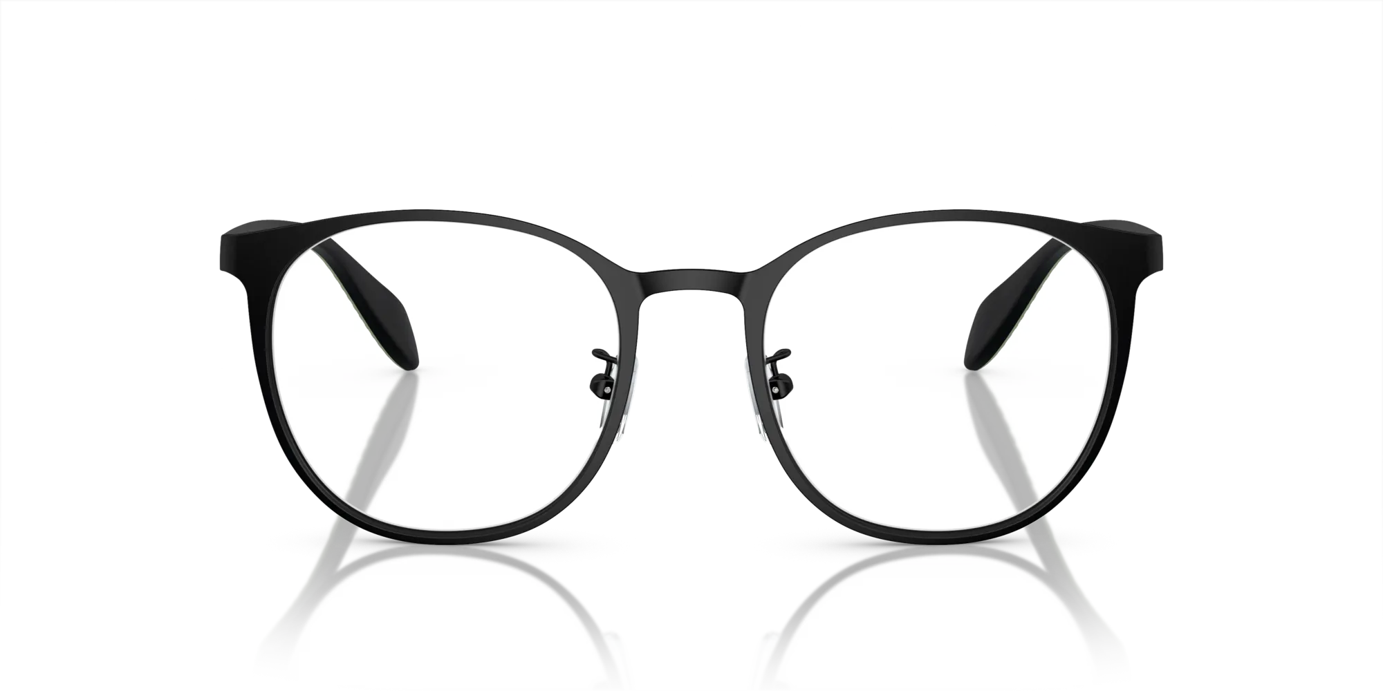 Emporio Armani EA1148 3001 Montature da vista Metallo Nero Trasparente Pantos Normale - immagine 3