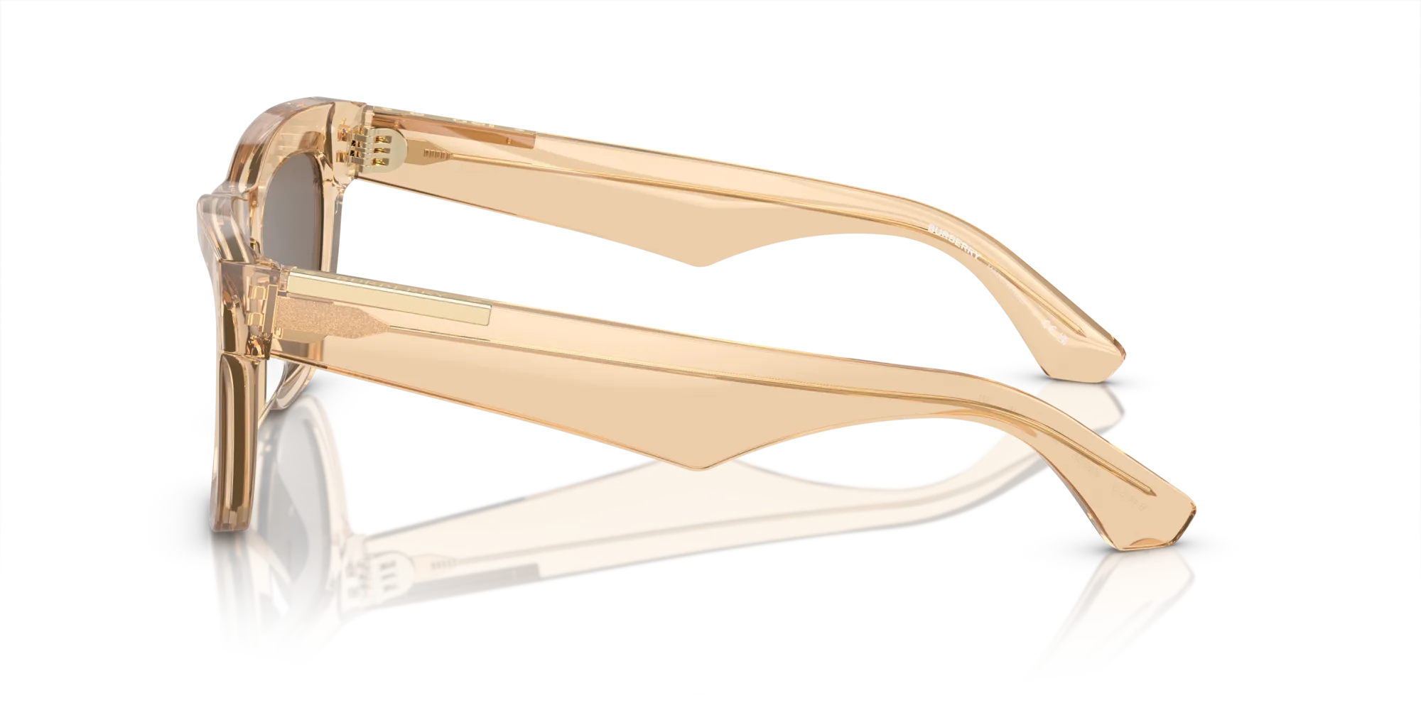 Burberry BE4415U 40635A Occhiali da sole Acetato Marrone Marrone Squadrata Specchiate Specchiato - immagine 4
