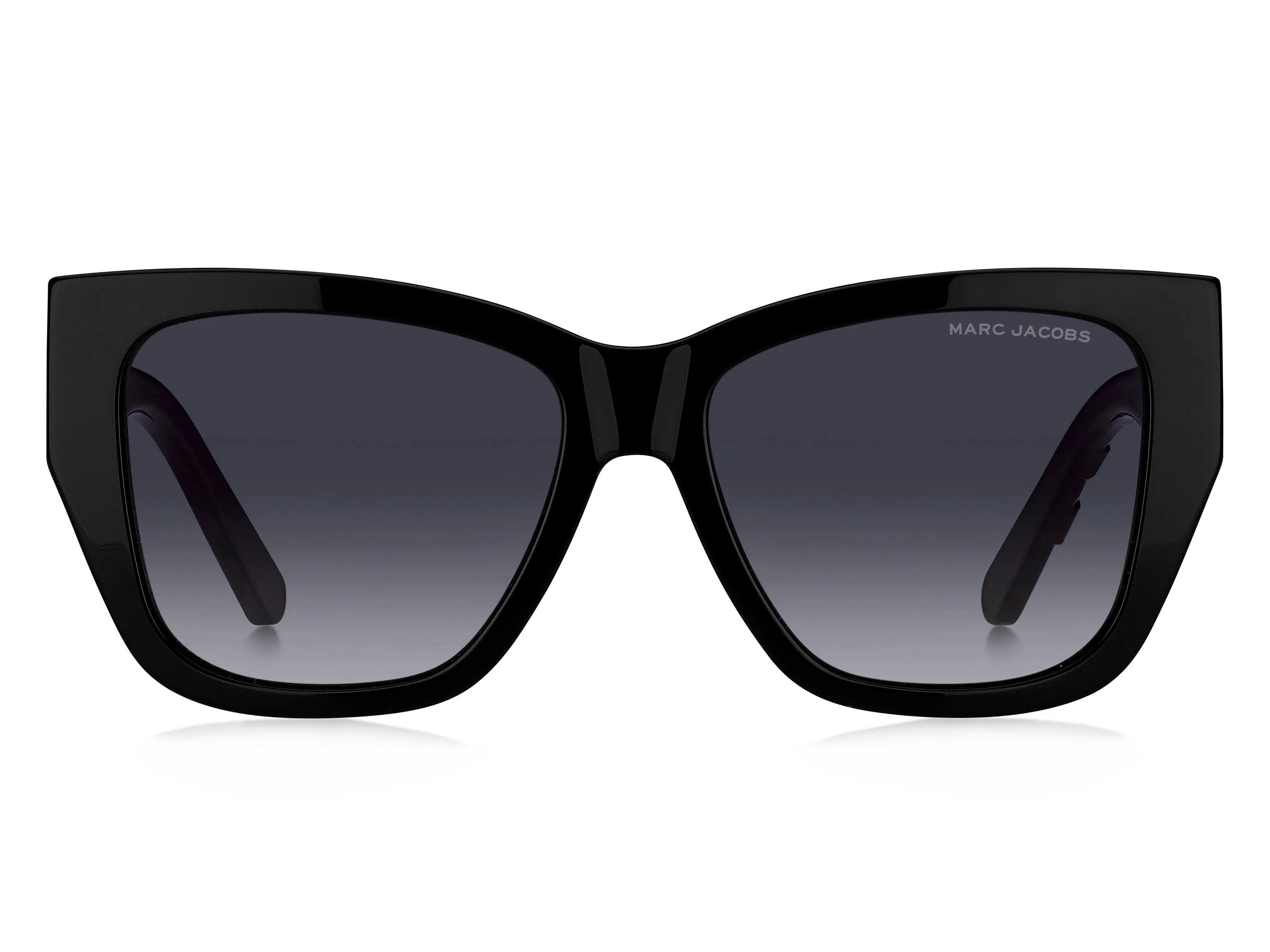 Marc Jacobs MARC 695/S 08A/9O Occhiali da sole Acetato Nero Grigio Squadrata Normale Sfumato - immagine 2