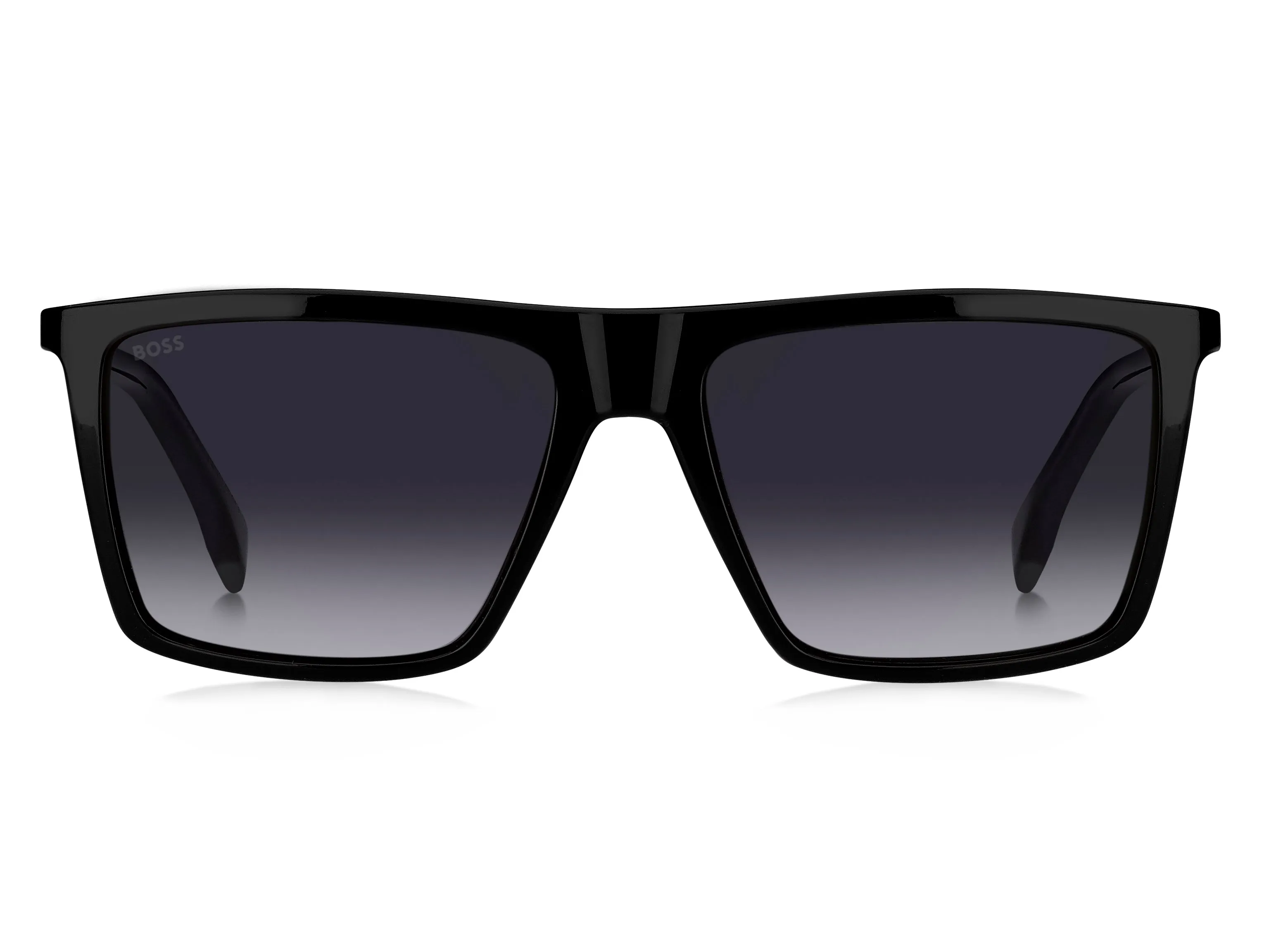 Hugo Boss BOSS 1490/S 807/9O Occhiali da sole Plastica Nero Grigio Squadrata Sfumato - immagine 2
