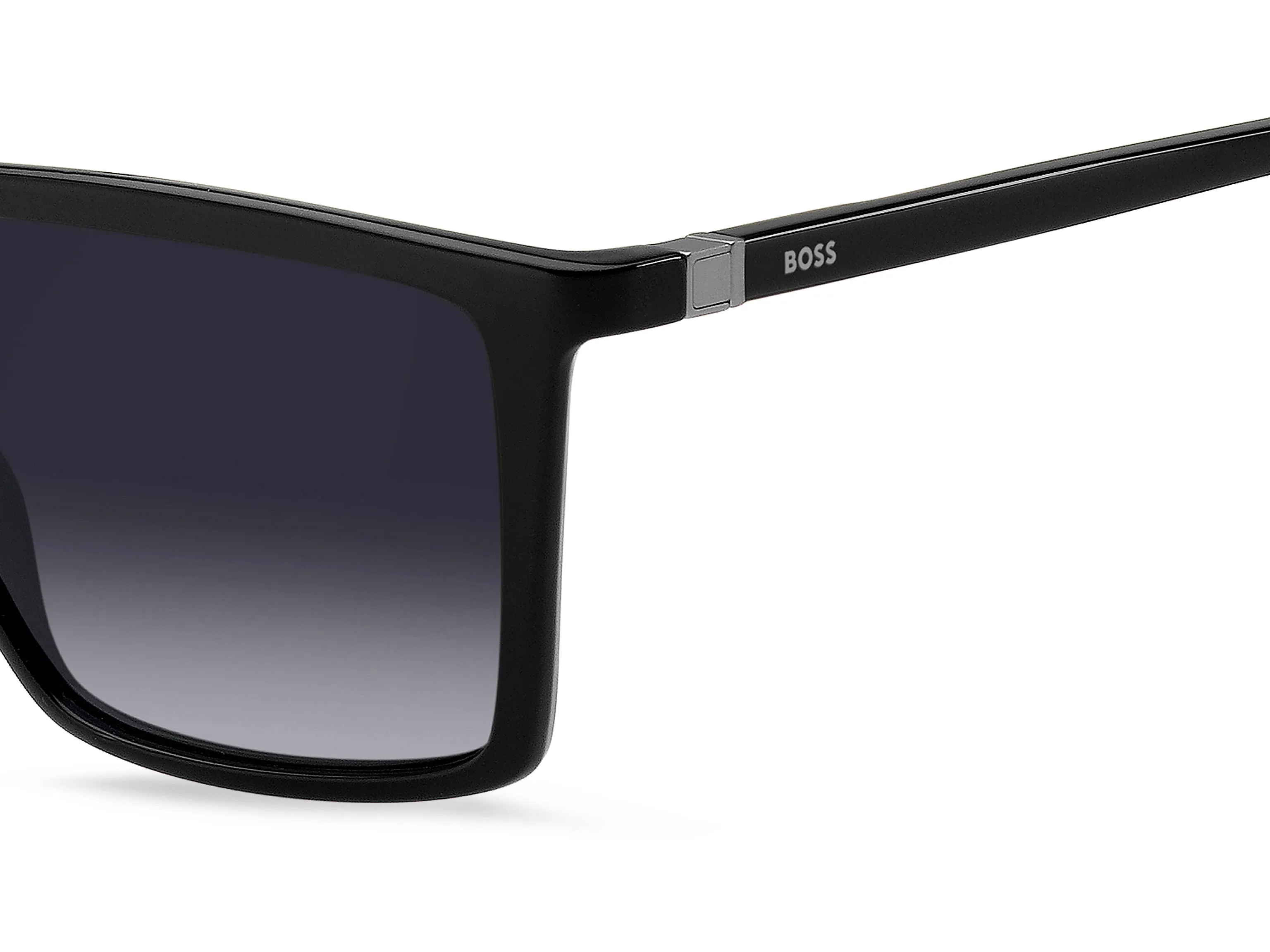 Hugo Boss BOSS 1490/S 807/9O Occhiali da sole Plastica Nero Grigio Squadrata Sfumato - immagine 3