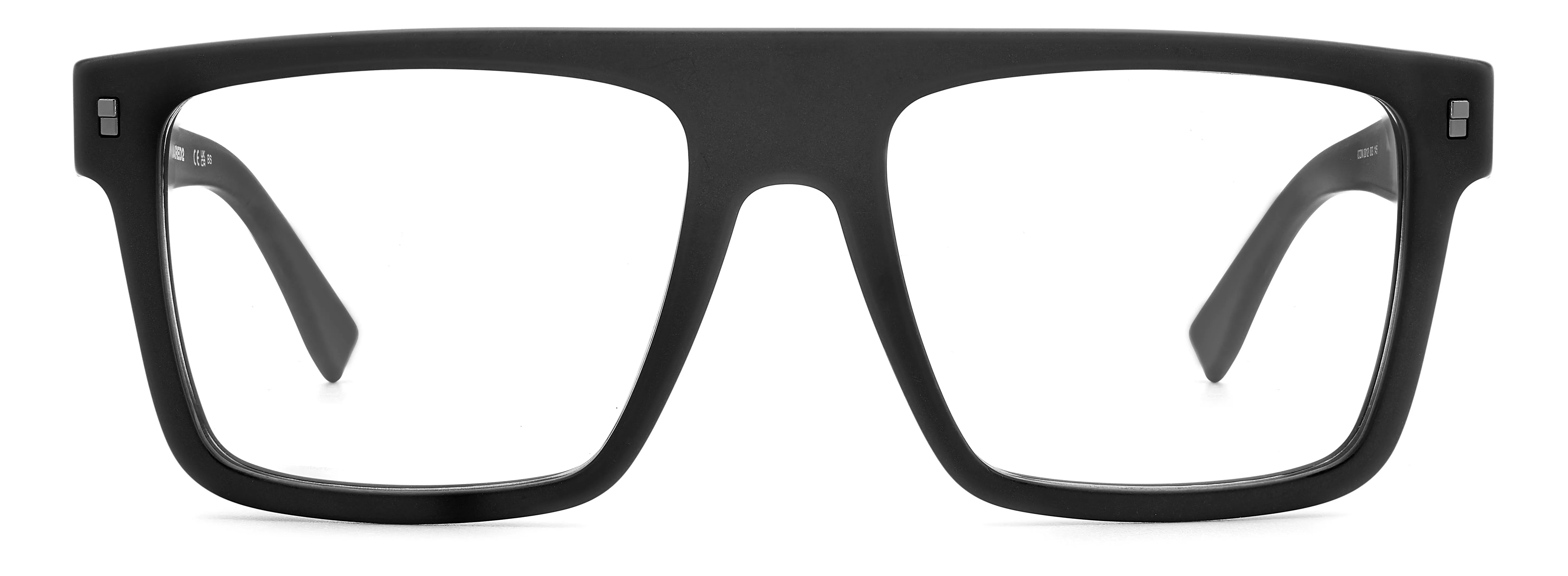 Dsquared2 ICON 0012 003 Montature da vista Acetato Nero Squadrata - immagine 2