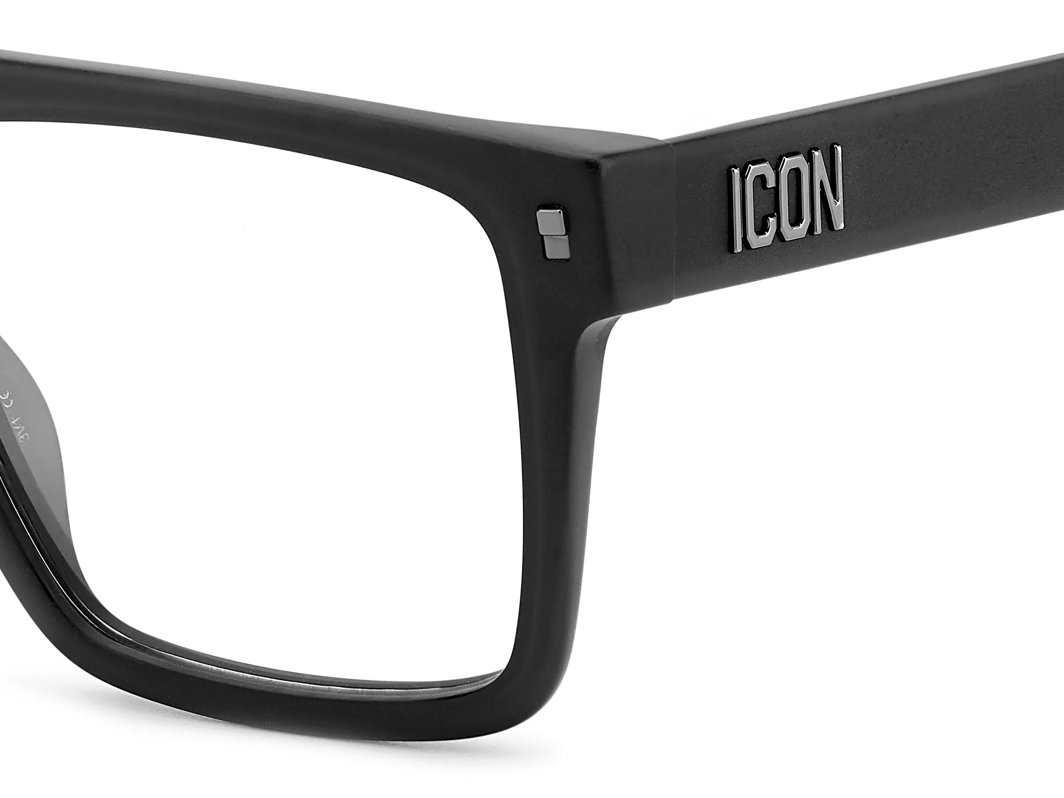 Dsquared2 ICON 0012 003 Montature da vista Acetato Nero Squadrata - immagine 3