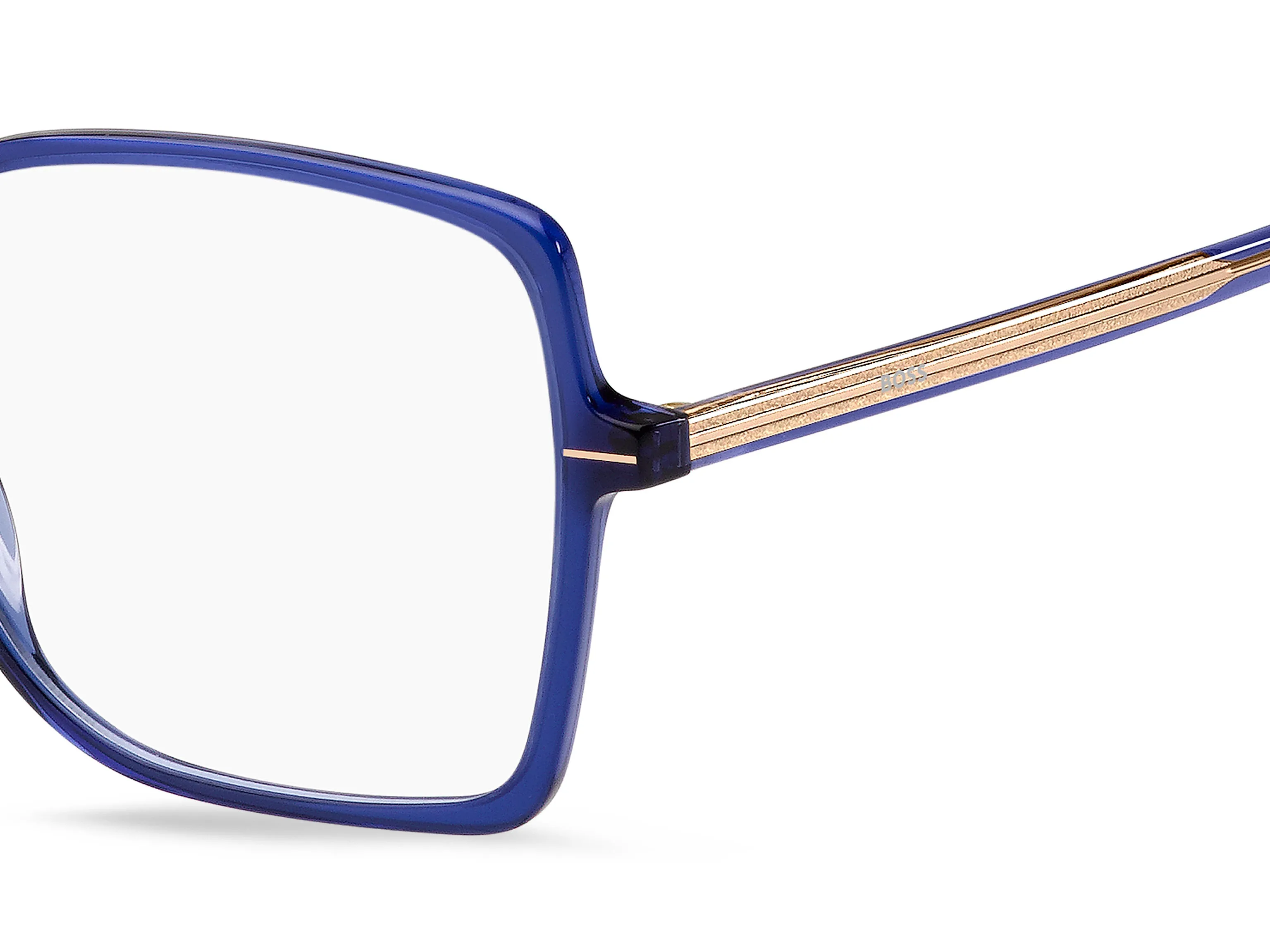 Hugo Boss BOSS 1587 B3V Montature da vista Acetato Viola Squadrata - immagine 3