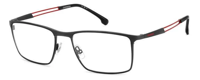 Carrera CARRERA 8898 BLX Montature da vista Metallo Nero opaco/Rosso Squadrata - immagine 1