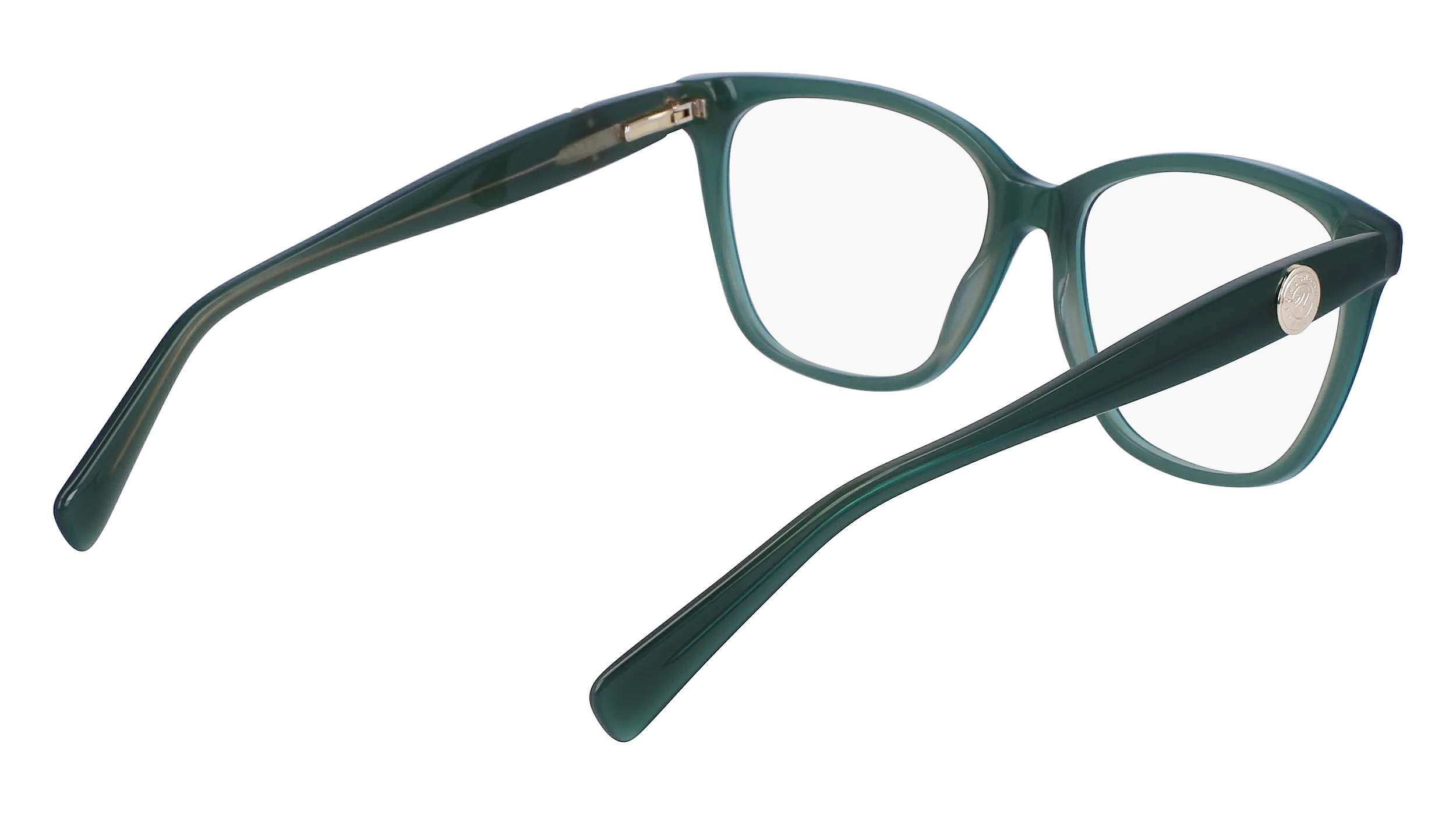 LONGCHAMP LO2715 303 Montature da vista Acetato Verde Squadrata Normale Normale - immagine 4