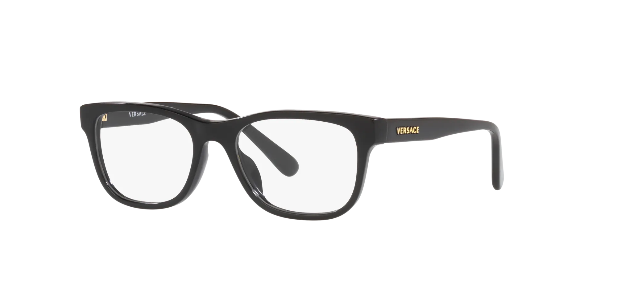 Versace VK3325U GB1 Montature da vista bambino Acetato Nero Trasparente Pillow Normale - immagine 3