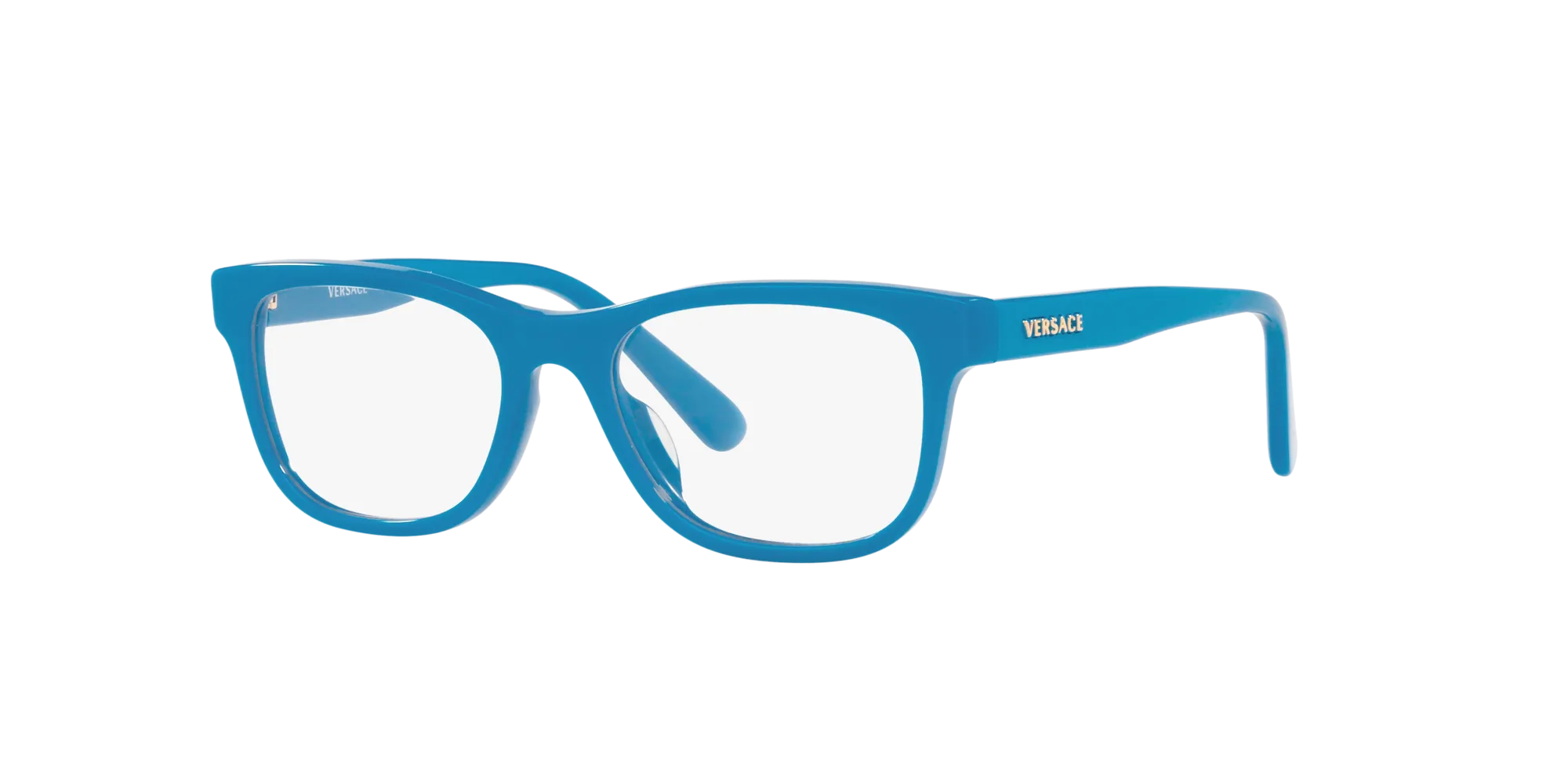 Versace VK3325U 5379 Montature da vista bambino Acetato Blu Trasparente Pillow Normale - immagine 3