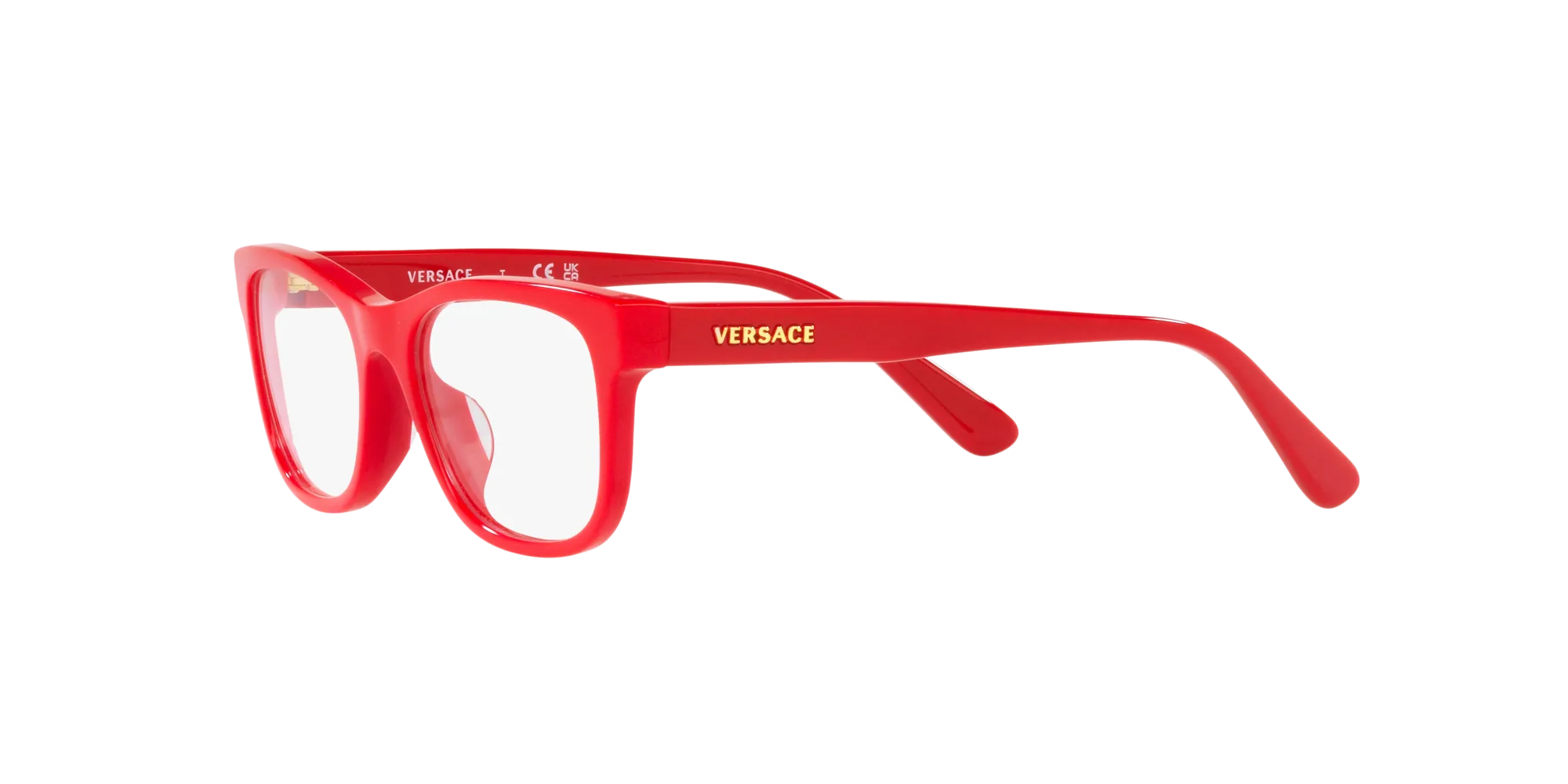 Versace VK3325U 5065 Montature da vista Acetato Rosso Trasparente Pillow Normale - immagine 4