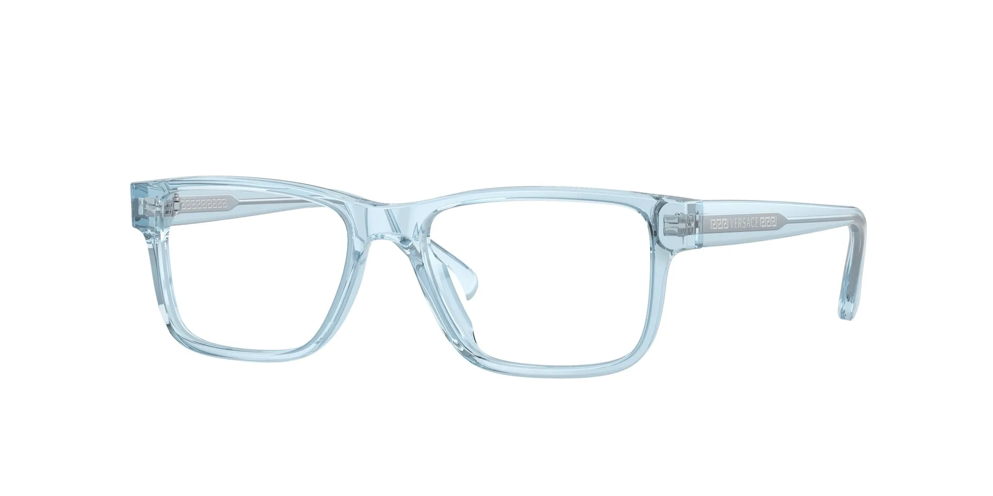 Versace VK3324U 5378 Montature da vista bambino Acetato Blu Trasparente Squadrata Normale - immagine 1