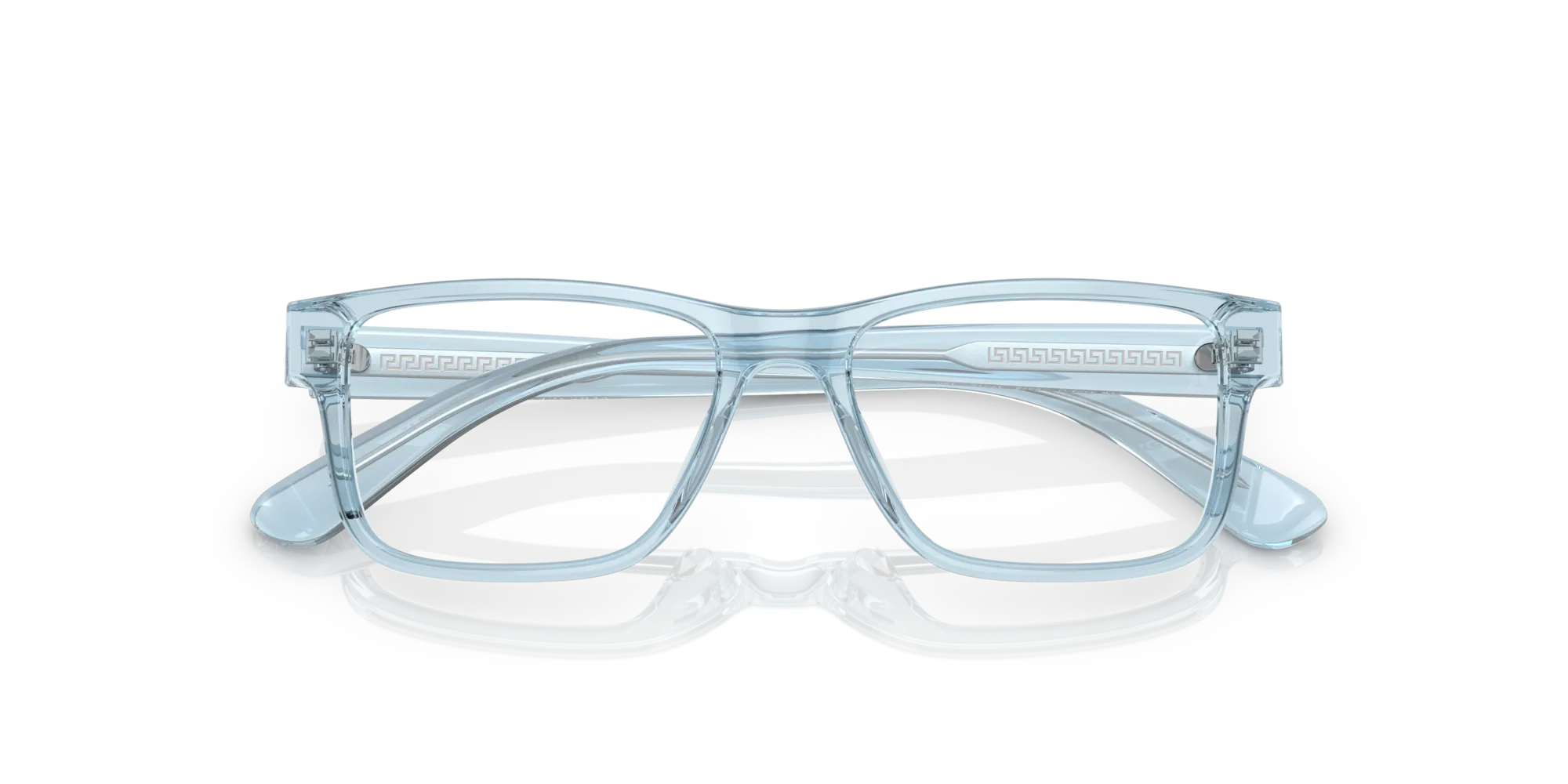 Versace VK3324U 5378 Montature da vista bambino Acetato Blu Trasparente Squadrata Normale - immagine 2